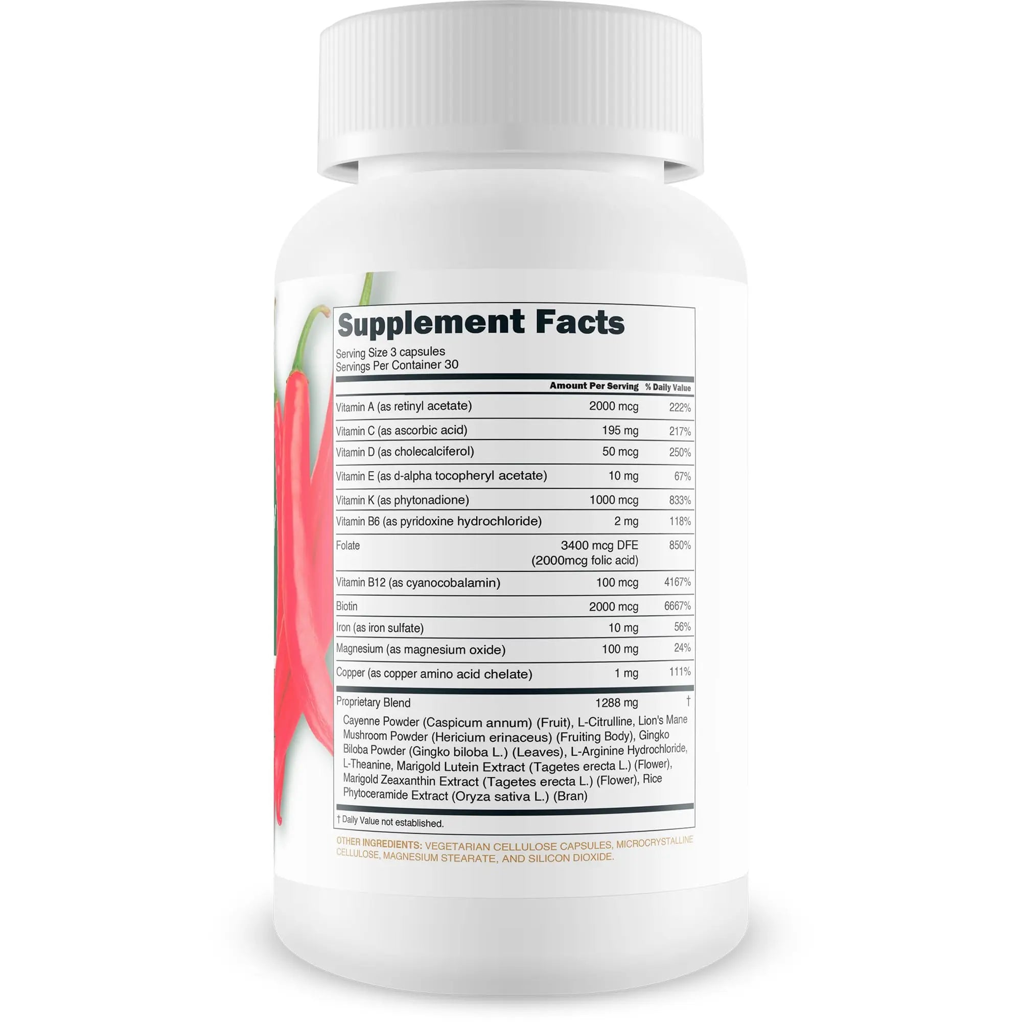Masculinity Fruits for Bloodflow - Our Best Brazilian Blood Circulation Supplements for Men - Boost Blood Flow Circulation Supplement - Cayenne Pepper Pills Gingko Biloba Blood Flow Vitamins for Men New Vibrations Nutrition Au supplements