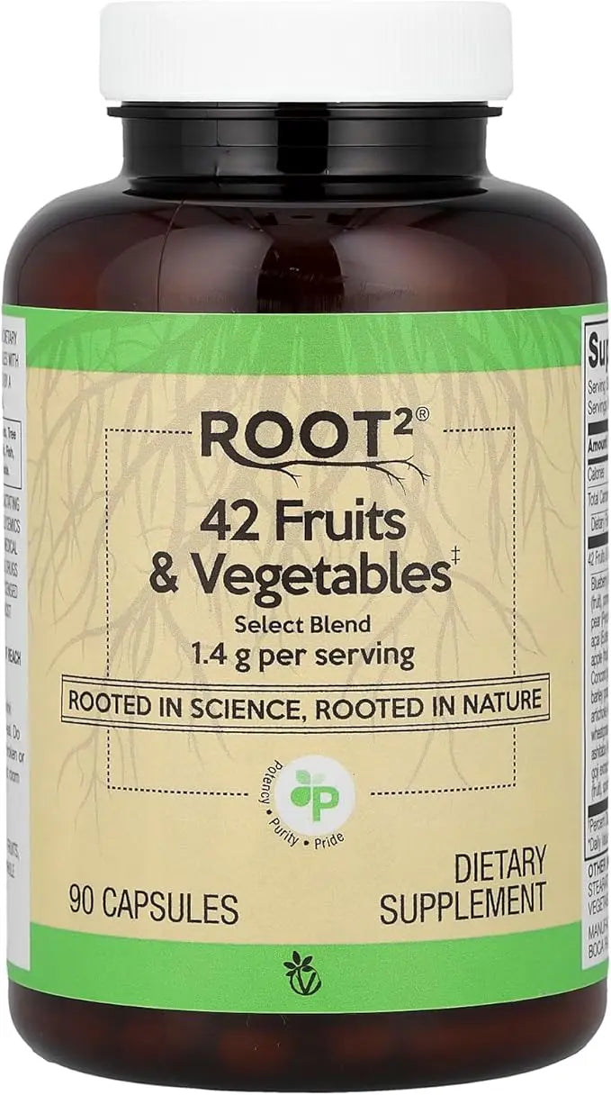 Vitacost Root2®, 42 Fruits & Vegetables, 90 Capsules Vitacost Brand Au supplements