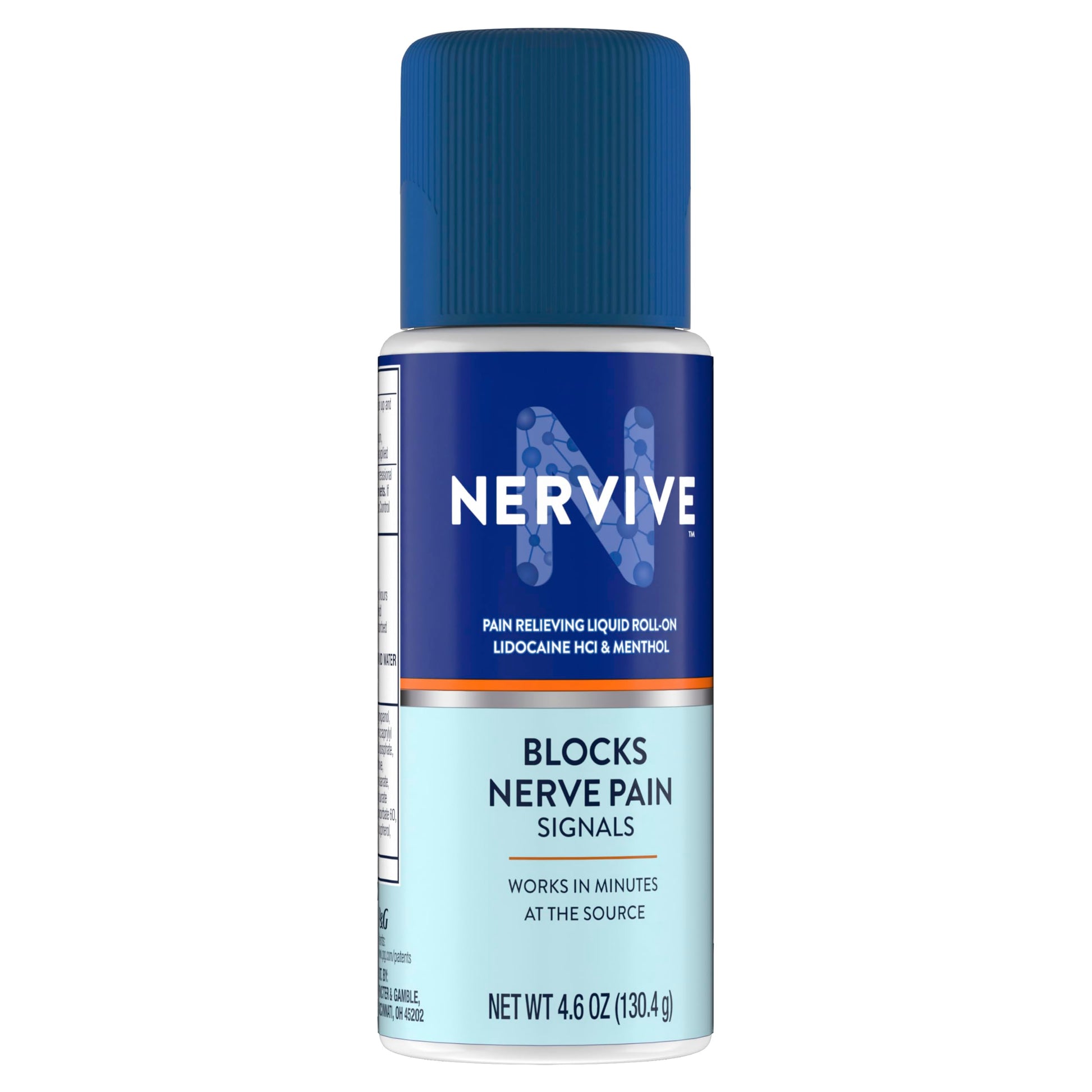 Nervive Pain Relieving Roll On, Lidocaine Roll On, Nervive Pain Relief, Lidocaine Topical, Foot Pain, Leg Pain, Hand Pain, Max Strength Formula, 4.6oz Nervive Au supplements