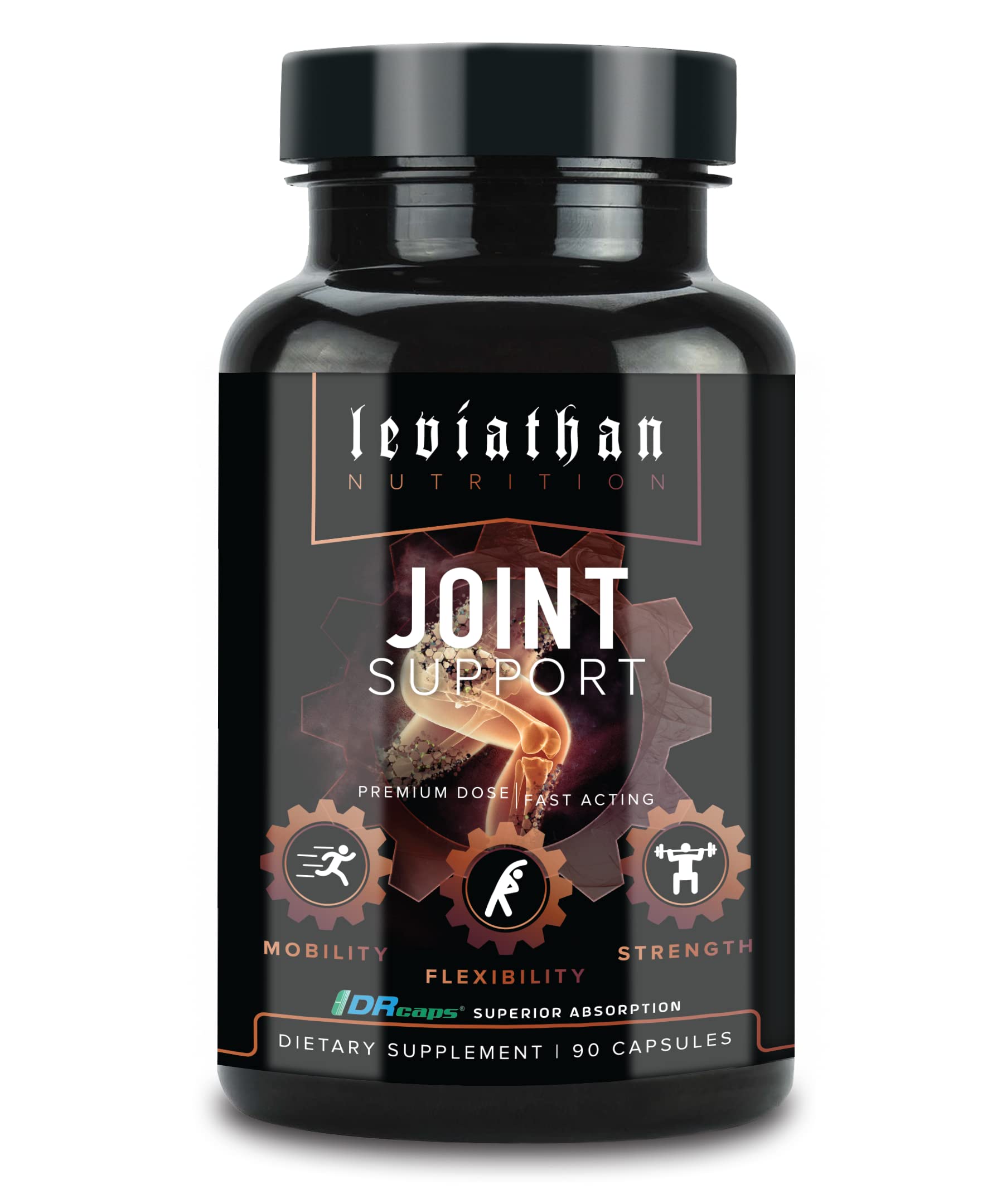 Leviathan Nutrition Joint Support | Helps Repair & Restore Joints for Comfort Mobility, Flexibility, Strength & Joint Health with Boswellia for Hands Back Knee and Joints for Men & Women - 90 Capsules Leviathan Nutrition Au supplements