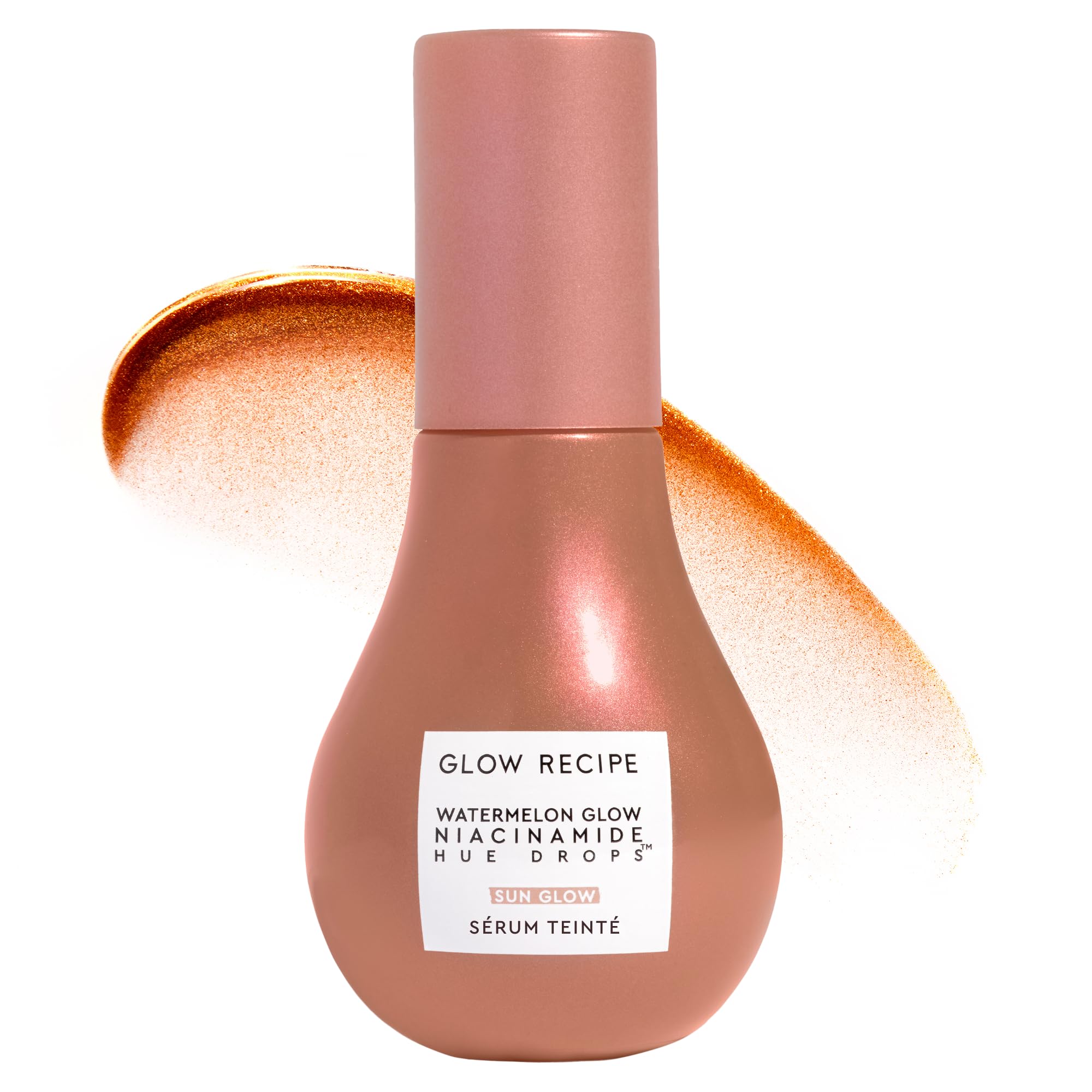 Glow Recipe Hue Drops Bronzing Drops, Tinted Face Serum, Glow Primer + Liquid Highlighter, Niacinamide + Hyaluronic Acid, Radiant Warm Glow, Sunglow (40ml) Glow Recipe Au supplements