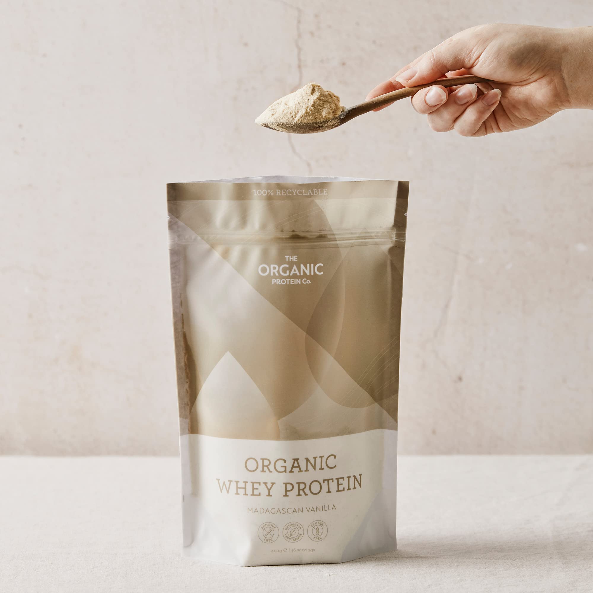 The Organic Protein Co. - Madagascan Vanilla Organic Whey Protein Powder The Organic Protein Company Au supplements