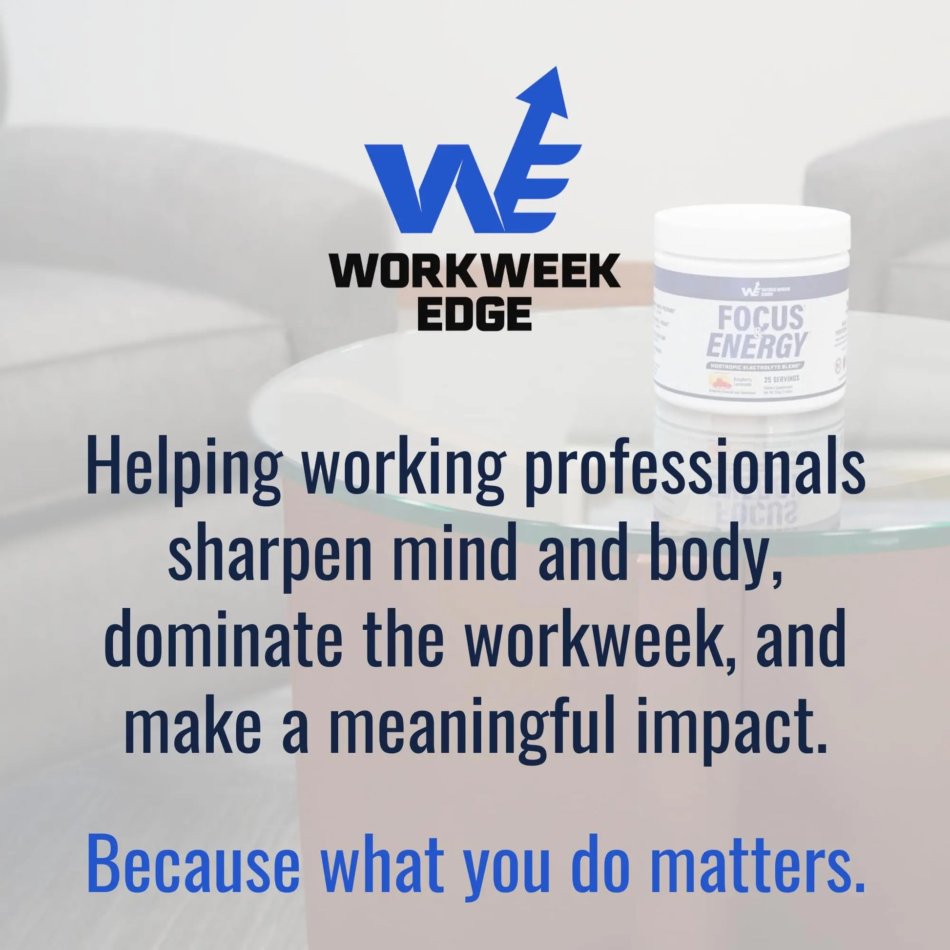 Workweek Edge Focus & Energy Drink Mix Powder – Zero Sugar, 100mg Caffeine + L-Theanine + L-Tyrosine Calm Nootropic Supplement for Steady Focus & Clean Energy – (25 Servings) Workweek Edge Au supplements
