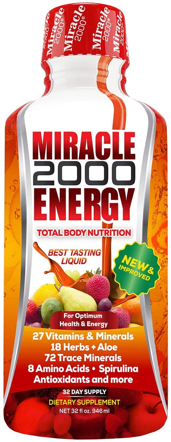 Century Systems - Miracle 2000, Complete Liquid Multivitamin and Mineral Supplement with Amino Acids and Antioxidants, 32 Ounces Century Systems Au supplements