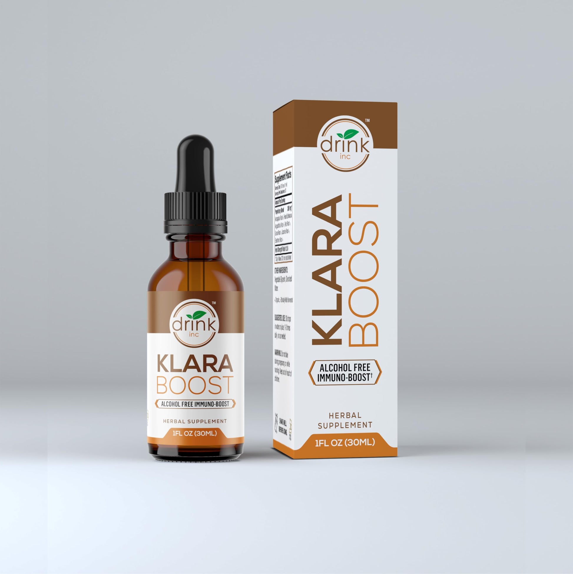Drink Inc Klara Boost Alcohol Free Immuno-Boost | 30ML Herbal Supplement Drink Inc Au supplements