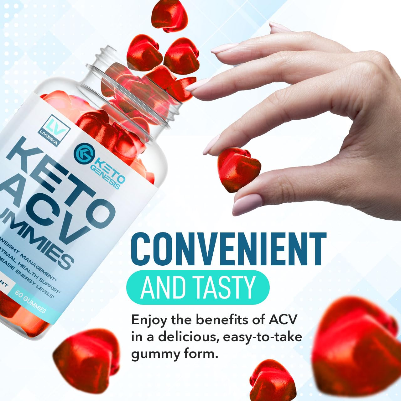 5 Pack - Keto Genesis Keto ACV Gummies Advanced Weight Loss, Genesis ACV, Genesis LIVORKA Au supplements