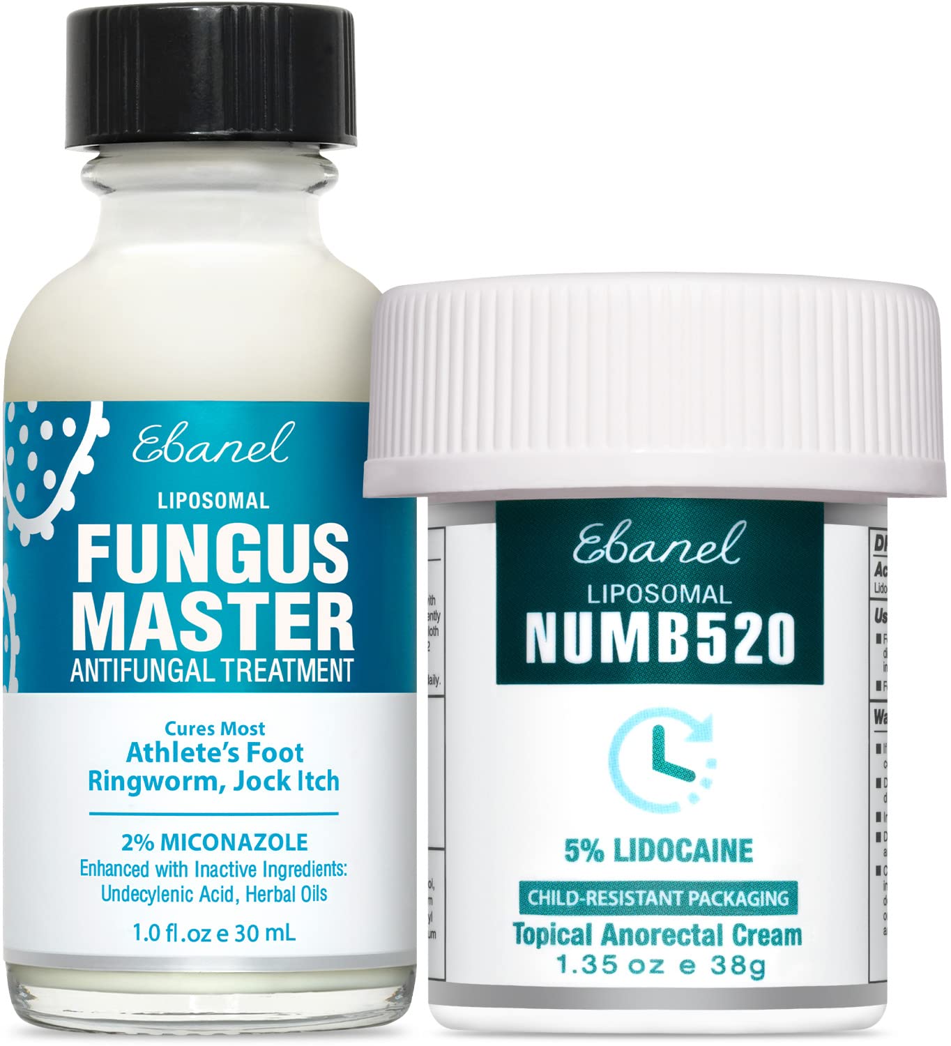 Ebanel Bundle of Fungus Treatment 1 Oz, and Lidocaine Numbing Cream Ebanel buy supplements Au