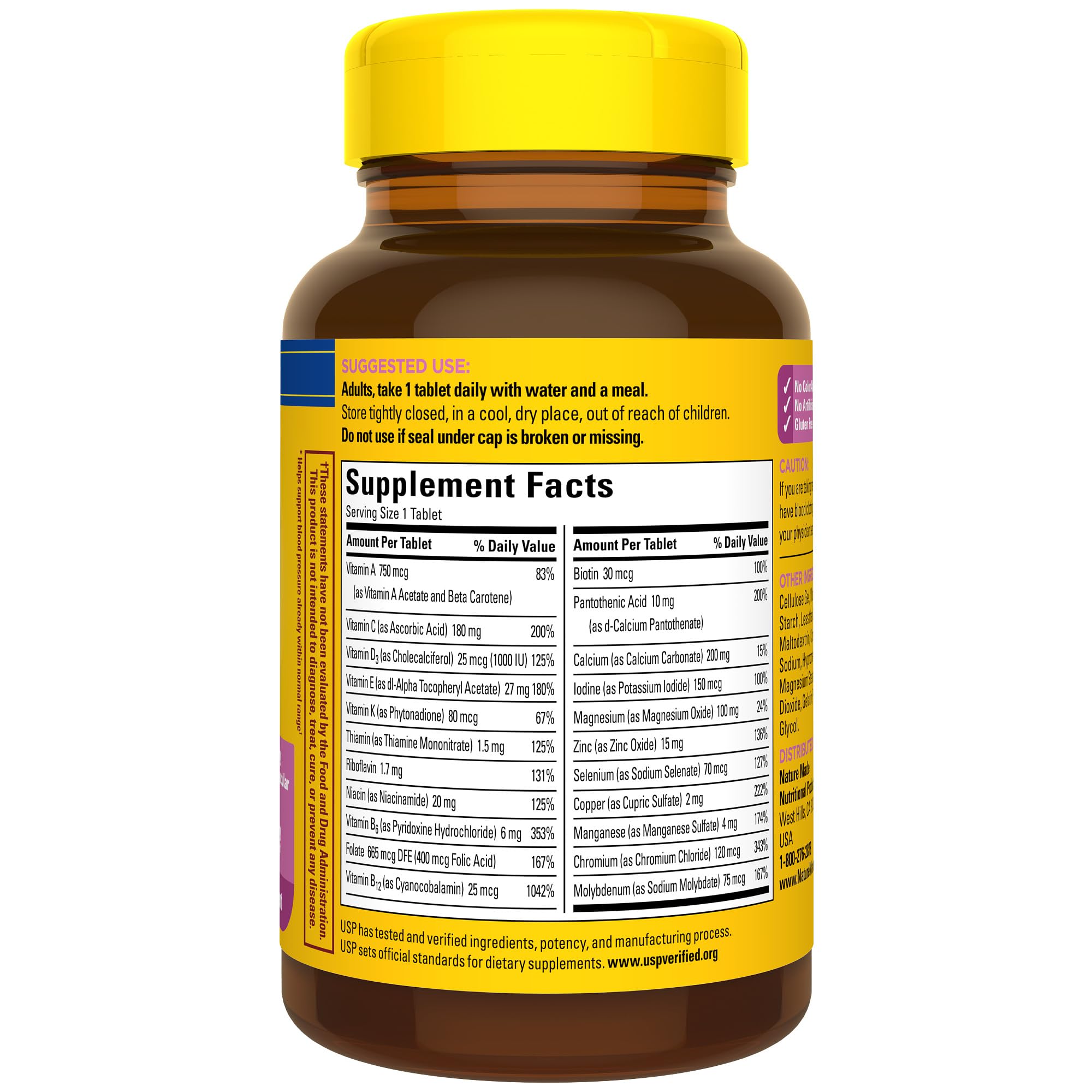 Nature Made Multivitamin For Women 50+ No Iron, Multivitamins for Women 50 Plus, Daily Nutritional Support, Nature Made Multi Vitamins, 90 Tablets, 90 Day Supply Nature Made Au supplements