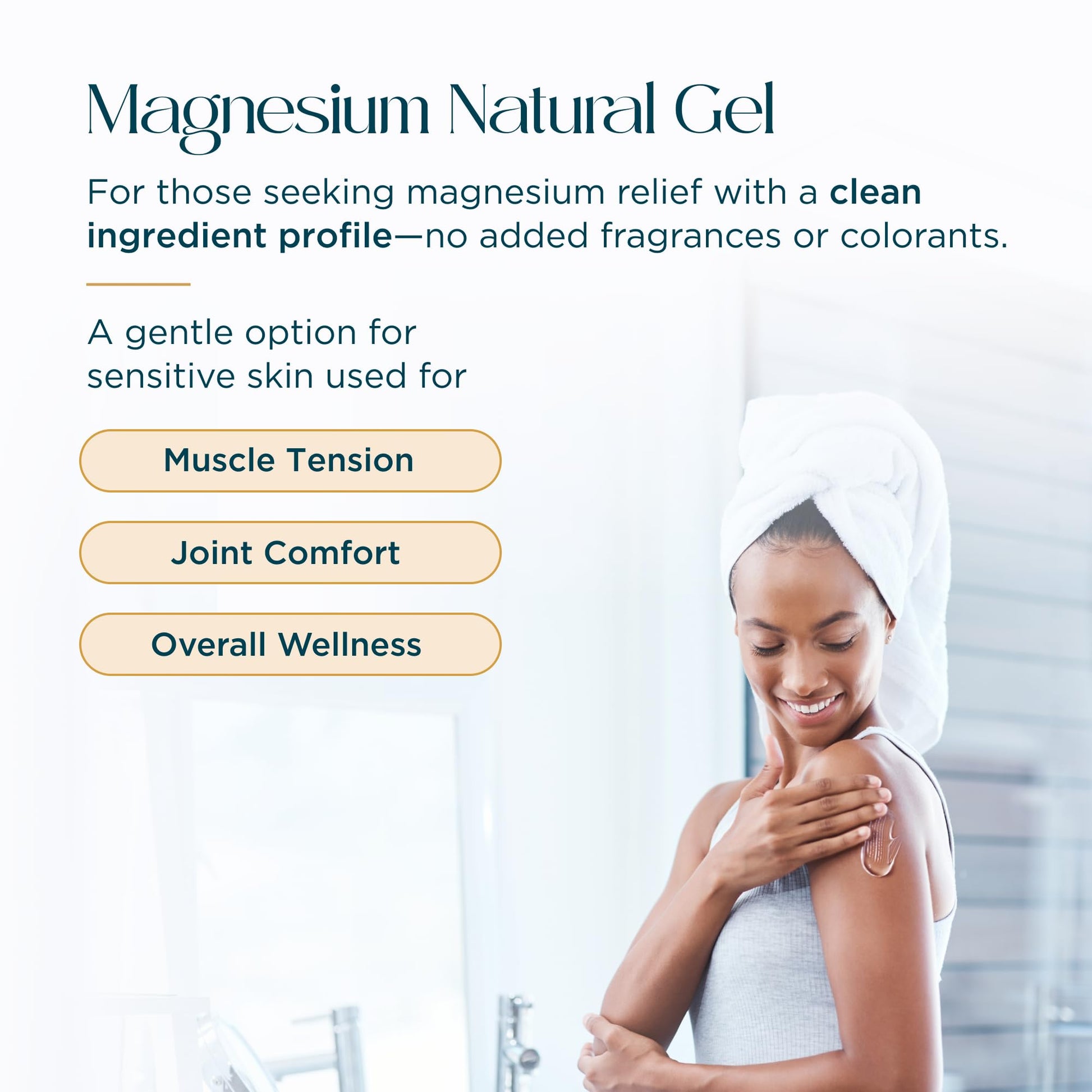 Abundant Natural Health MAG I.C. Magnesium Gel with Cucumber Stem Cells - Fast Muscle Relief, Soothing, Stingless, Safe for Sensitive Skin, Fragrance-Free, 200mL Abundant Natural Health Au supplements