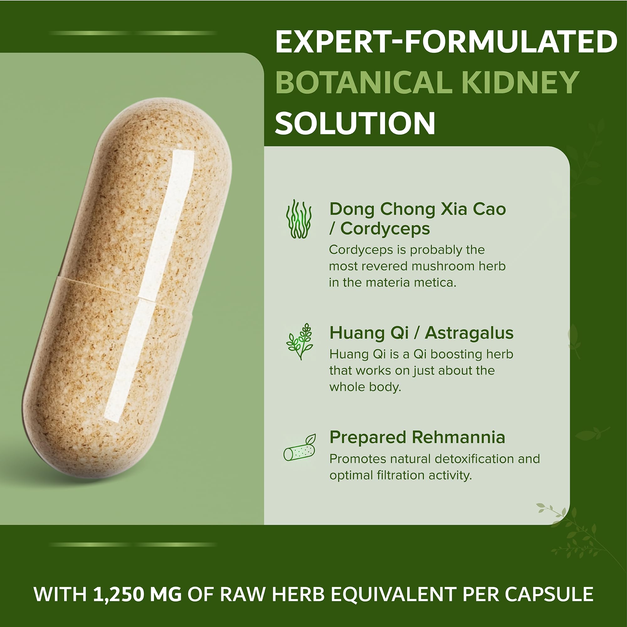 Dimmak Herbs Kidney Sure- Kidney Cleanse & Revitilization Tonic- Organic Herbal Support for Renal Health, Urinary Tract Flow & Vitality- TCM Doctor Formulated, Vegan- 400mg 100 Capsules Dimmak Herbs Au supplements