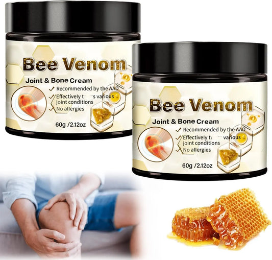 ArthroEase Bee Venom Arthritis Cream, Joint & Muscle Soothing Bee Venom Cream, Professional Bee Venom Joint Cream, Bee Venom Joint Gel - Specially for for Back, Neck, Hands, Knee (2 Bottle) LmoyAU supplements