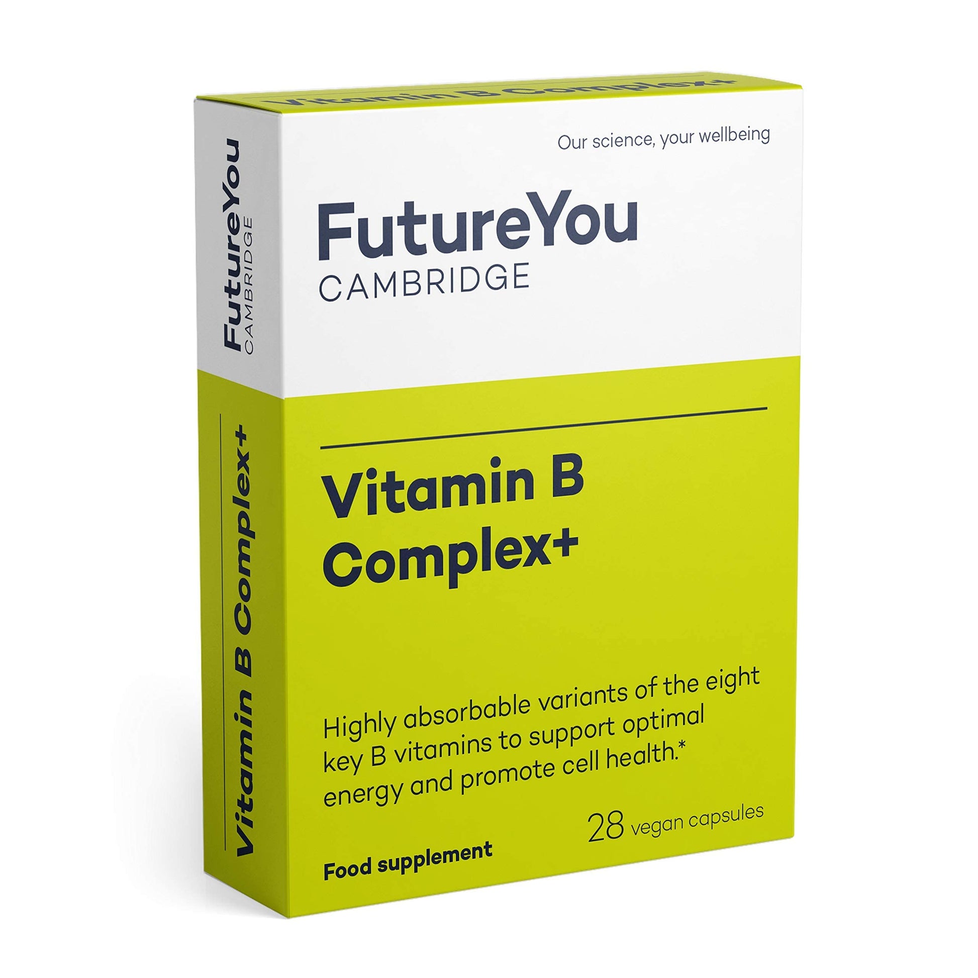 Vitamin B Complex+ Supplements – 8 Key B Vitamins for Optimal Cell Health – Energy Capsules FutureYou Cambridge Au supplements