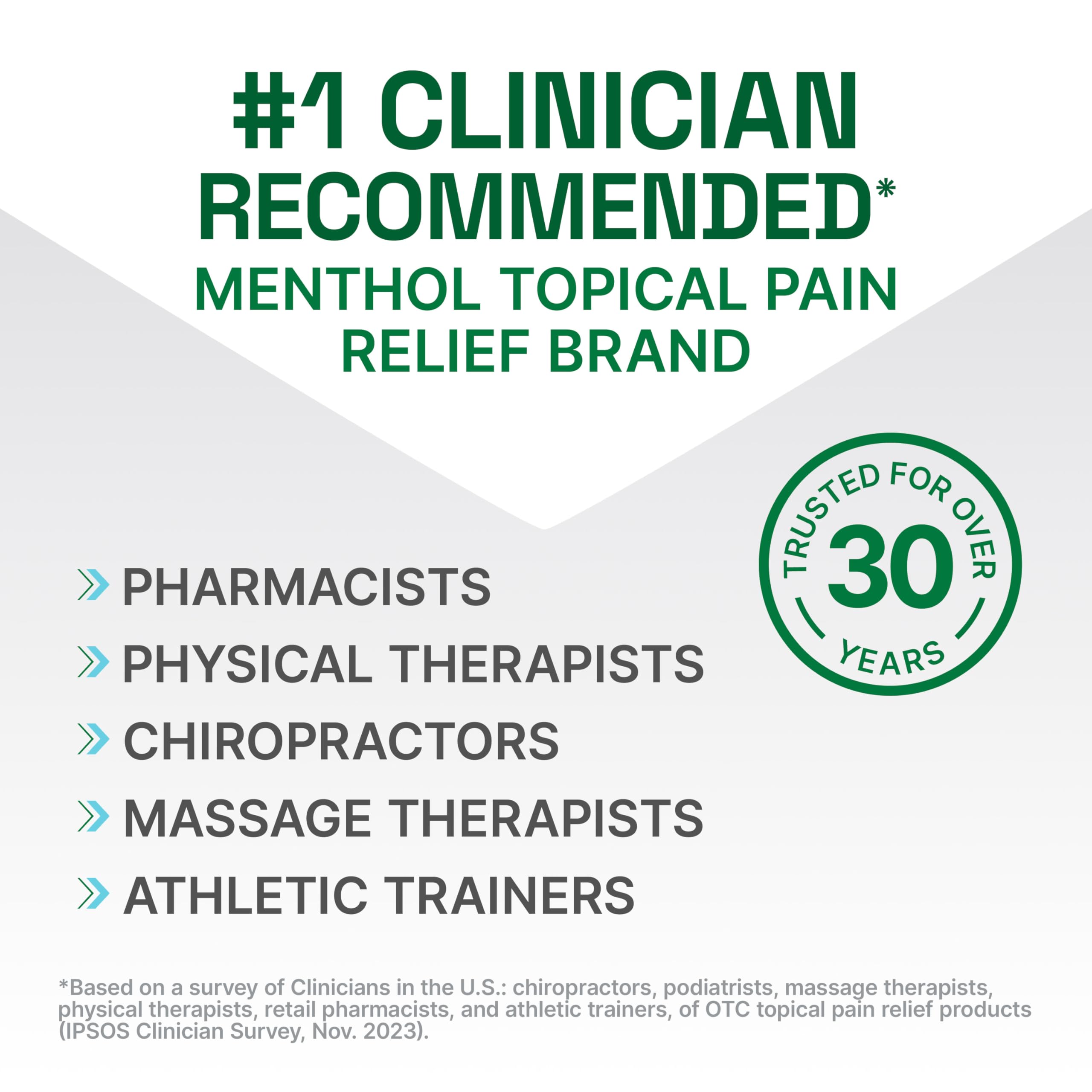 Biofreeze Professional Pain Relief Roll On, Travel Size Arthritis Discomfort Reliever, Fast Acting & Long Lasting Formula, Cooling Menthol Gel 3 Fl Oz (Pack of 3) Biofreeze Au supplements