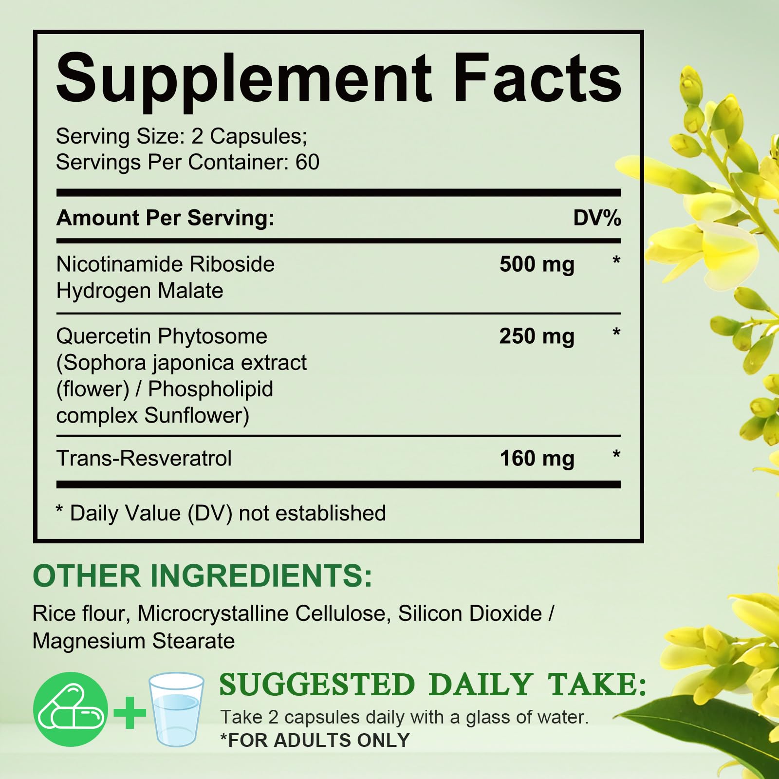 Xaarty NAD Supplement, 910MG Liposomal NAD for Women & Men, Nicotinamide Riboside, Resveratrol, Quercetin, NAD Resveratrol Supplement for Anti-Aging, 120 Capsules Xaarty Au supplements