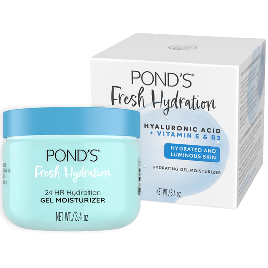 POND’S Fresh Hydration Gel Moisturizer – 24 HR Hydration with Vitamin E, Hyaluronic Acid & Vitamin B3 – Alcohol & Oil POND'SNZ supplements