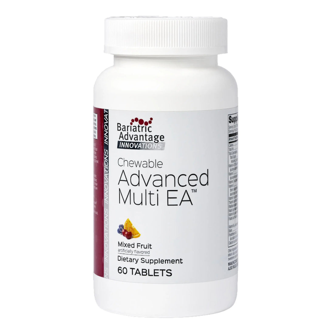Bariatric Advantage Chewable Advanced Multi EA - High Potency Daily Multivitamin with Iron for Bariatric Surgery Patients Bariatric Advantage AU supplements