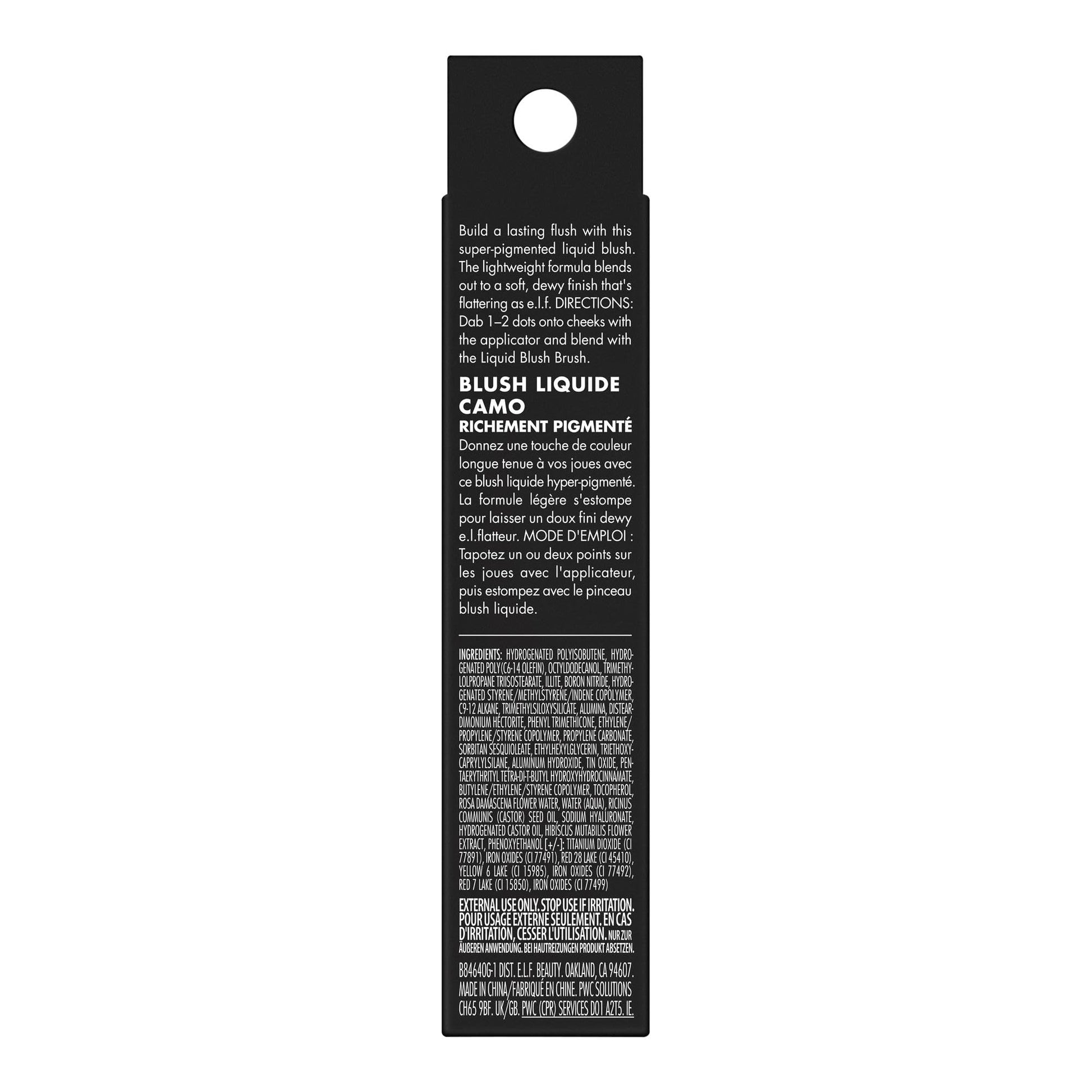 e.l.f. Camo Liquid Blush, Long-lasting Liquid Blush For High-pigment Color, Creates A Soft, Dewy Finish, Vegan & Cruelty-free, Cheeky Lychee e.l.f. Au supplements