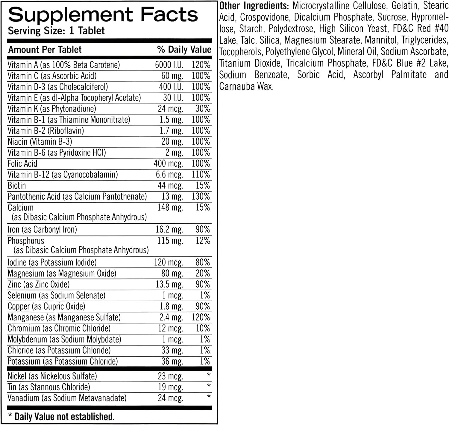 Geritol Complete Tablets, 100 Count (Pack of 3) Geritol Au supplements