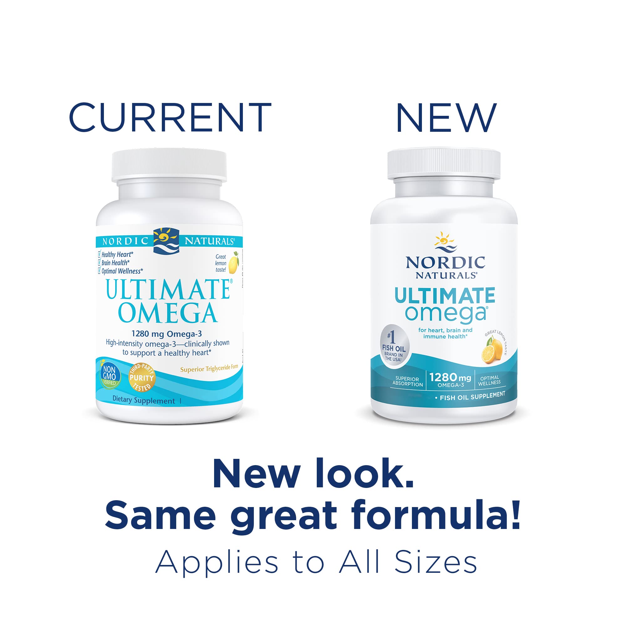 Nordic Naturals Ultimate Omega, Lemon Flavor - 210 Soft Gels - 1280 mg Omega-3 - High Nordic Naturals Au supplements