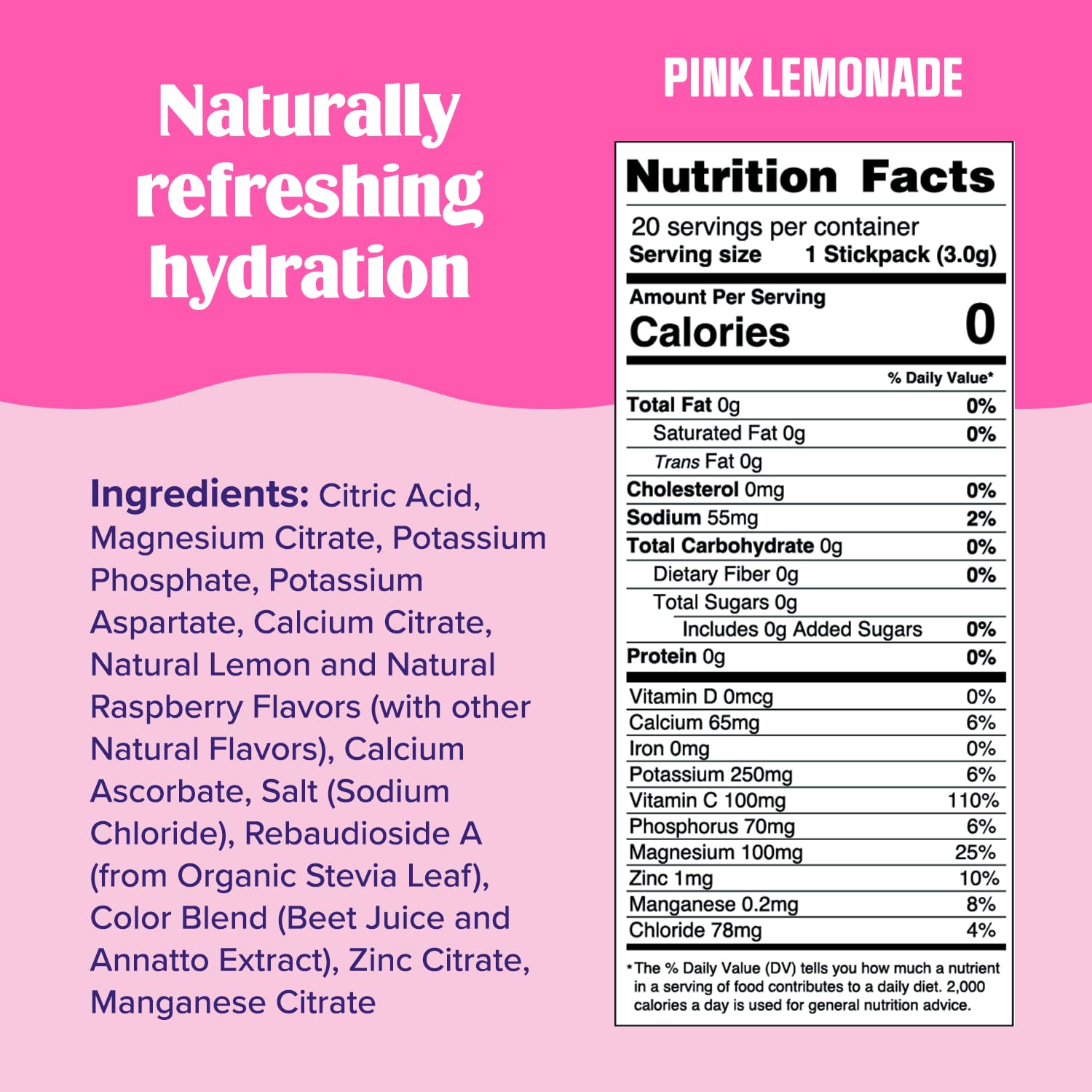 Ultima Replenisher Daily Electrolyte Drink Mix – Pink Lemonade, 20 Stickpacks – Hydration Ultima Replenisher Au supplements