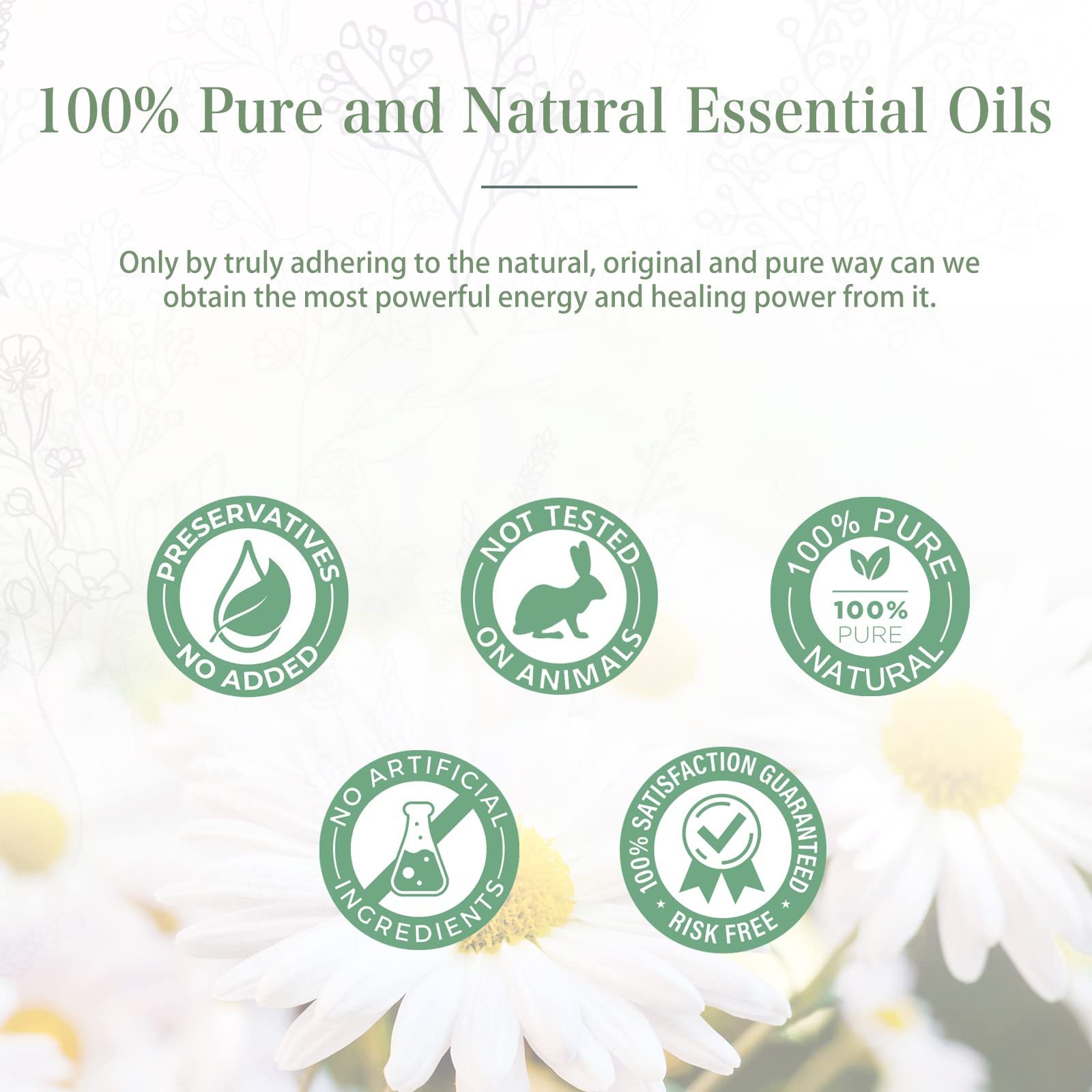 PHATOIL 100ML Chamomile Essential Oil - 3.38FL.OZ Essential Oils for Diffusers for Home PHATOIL Au supplements