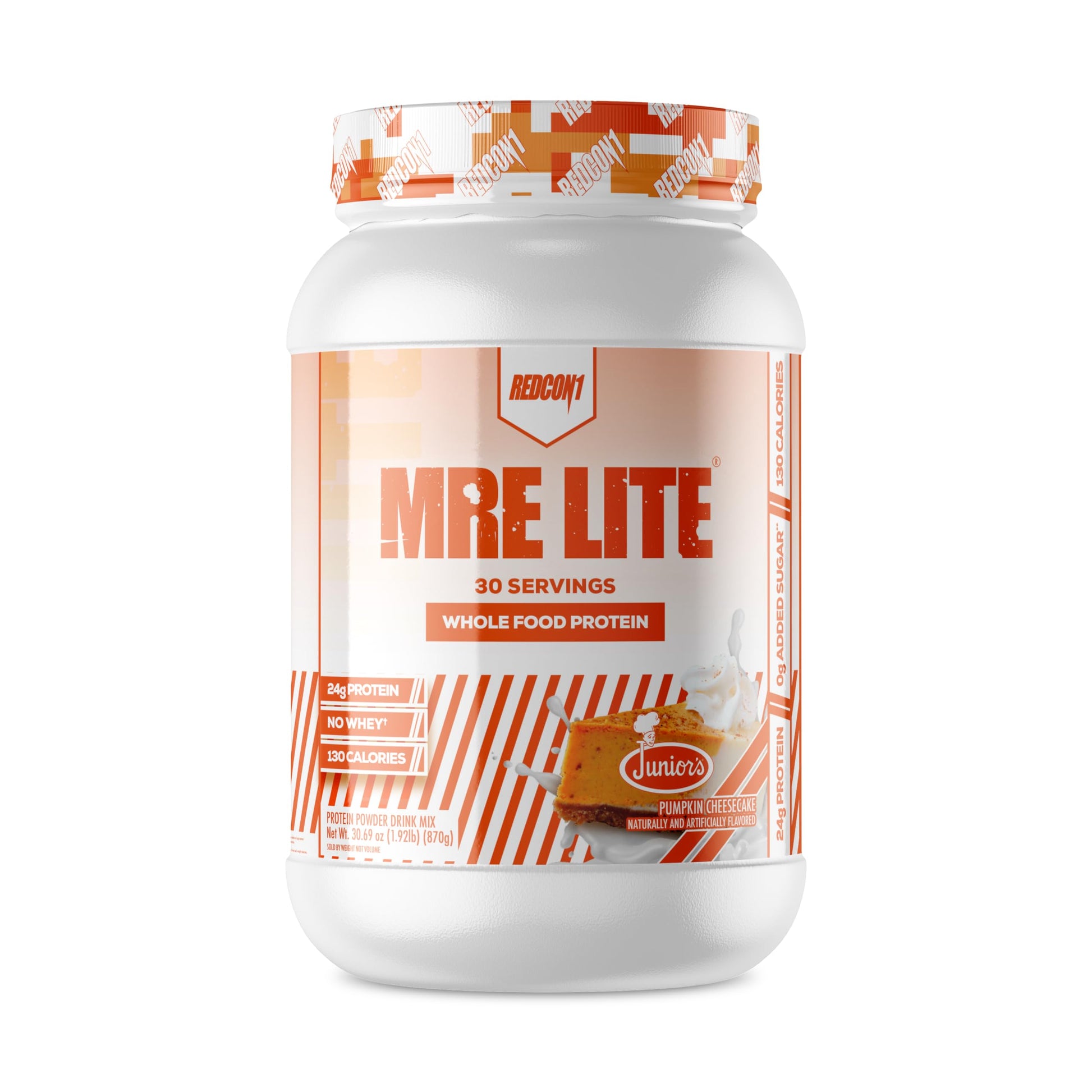 REDCON1 MRE Lite Whole Food Protein Powder, Juniors, Pumpkin Cheesecake - Low Carb REDCON1 Au supplements