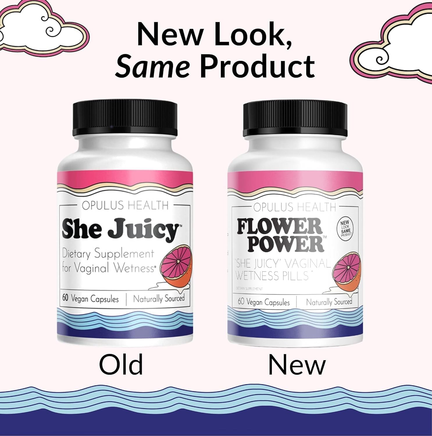 Flower Power ‘She Juicy’ Supplement for Vaginal Health | Slippery Elm Bark | Feminine Flower Power Au supplements
