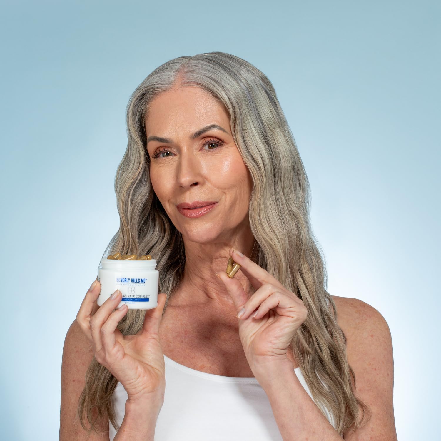 Beverly Hills MD Dermal Repair Anti-Aging Supplement - Hyaluronic Acid, Collagen, Vitamins for Smooth, Plump Skin (3) Beverly Hills MD Au supplements