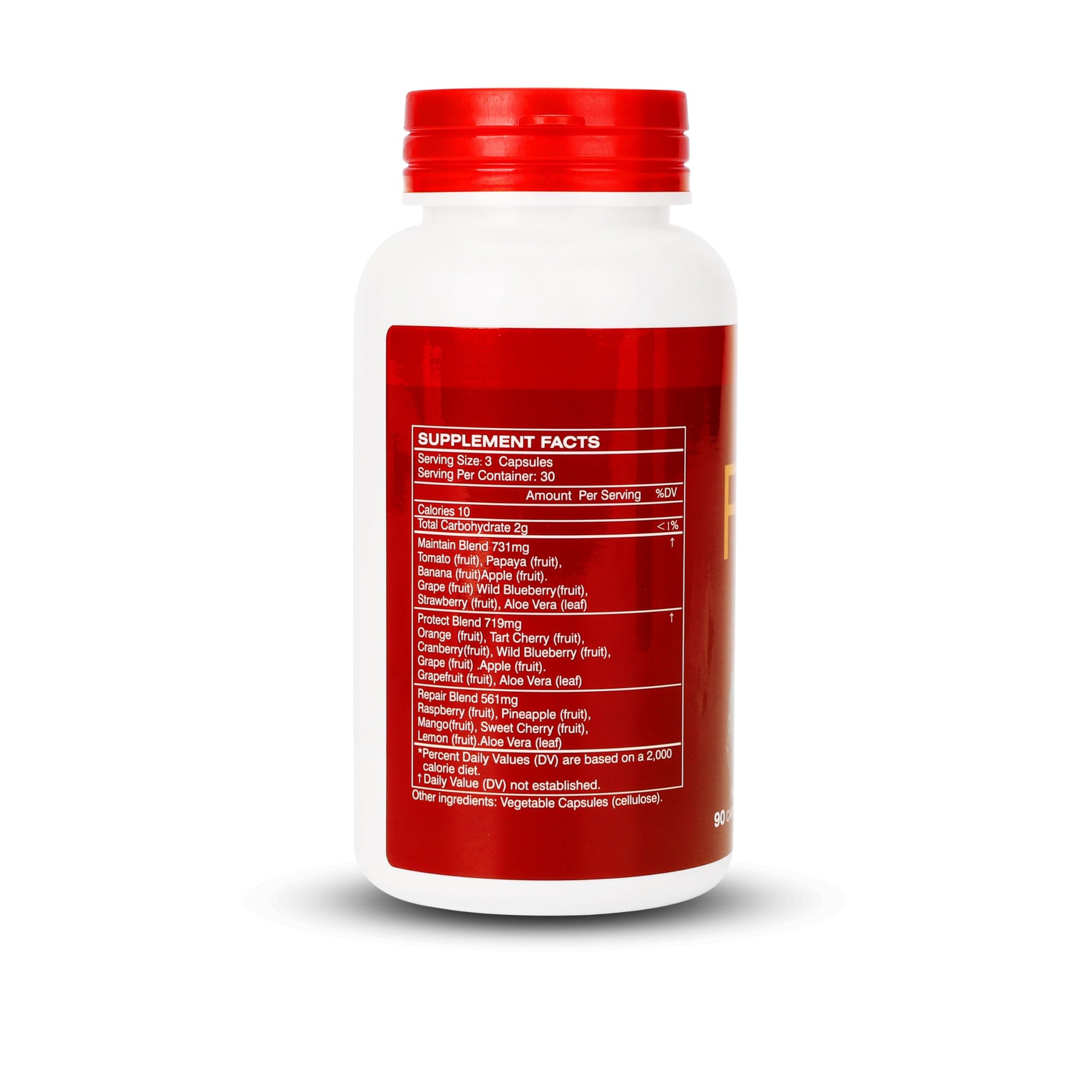 Fruit and Veggies Supplement Ingredients Natural – 2 Bottles 180 Total Vegetarian Capsules | Balance of Natural 16+18 Whole Fruits & Veggies Blend | Fresh Superfood Formula with Vitamins and Minerals JulyDeer Au supplements