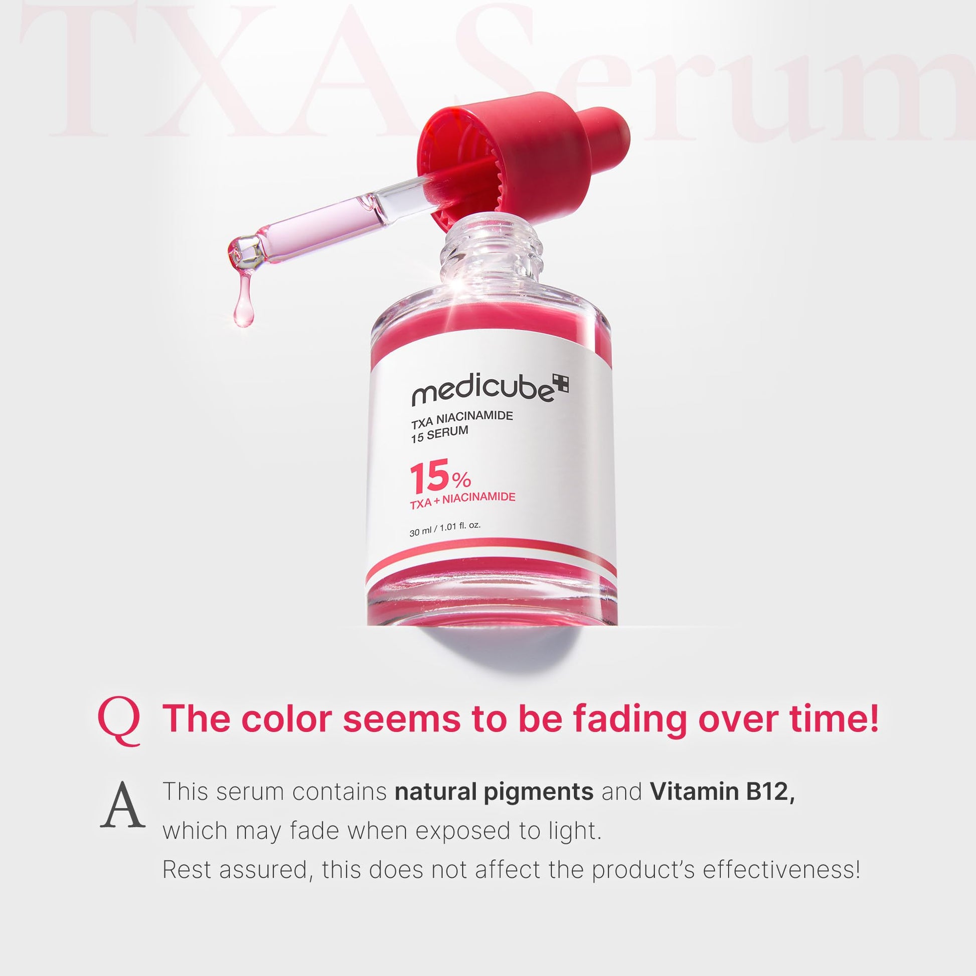 medicube TXA+Niacinamide 15% Glow Facial Serum for After Spot Care | All-in-One Daily Korean Skincare | Uneven Skin Tone, Texture, and Hydration Care | High-Potency Tranexamic Acid 5% | 1.01 fl.oz medicube Au supplements