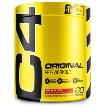 C4 Original Pre Workout Powder Fruit Punch - Vitamin C for Immune Support - Sugar Free Cellucor Au supplements