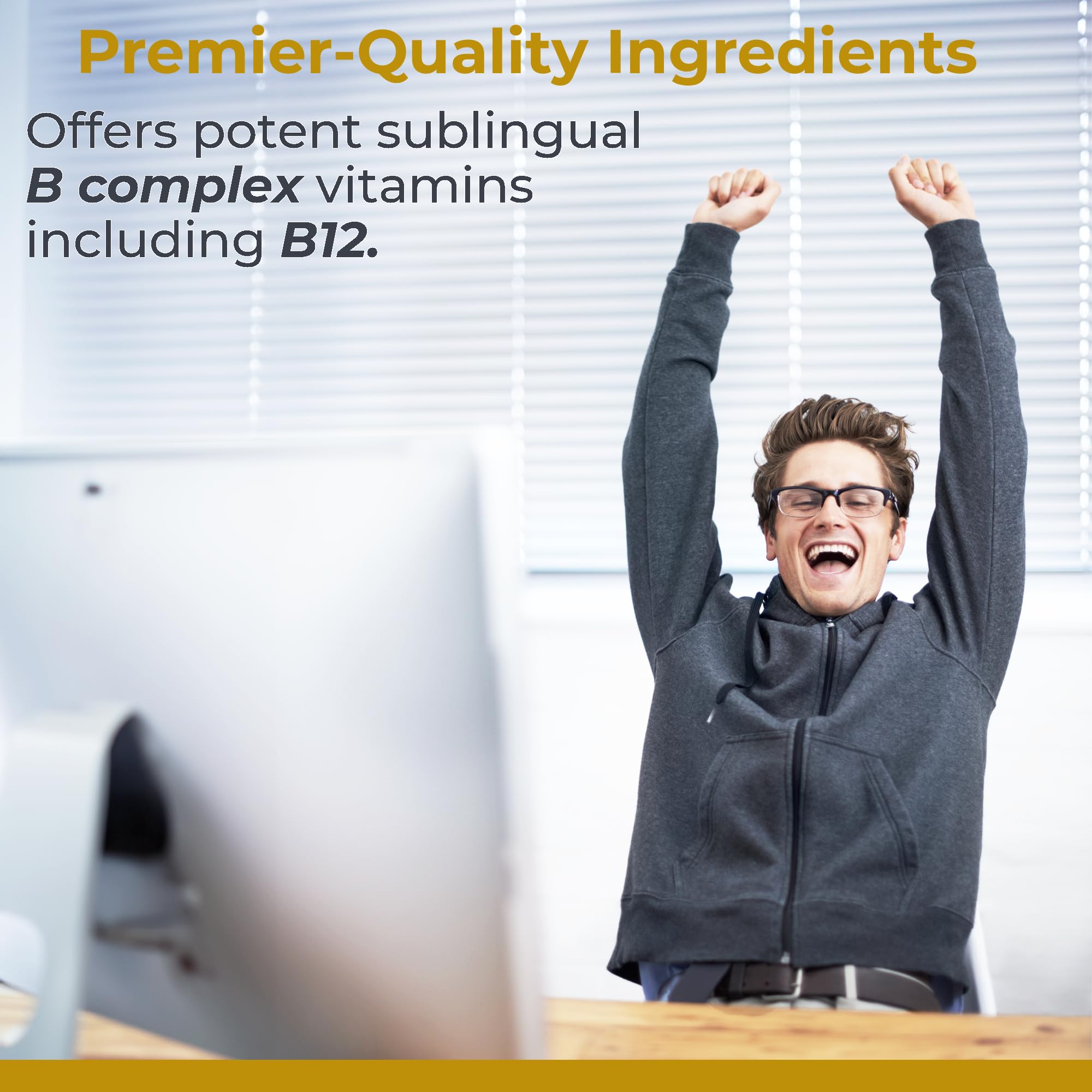 Premier Research Labs Max B-ND - Liquid Vitamin B Complex for Liver & Brain Health, Sublingual Drops for Men & Women with Thiamin, B12 & B6-8 Fl Oz Bottle Premier Research Labs Au supplements