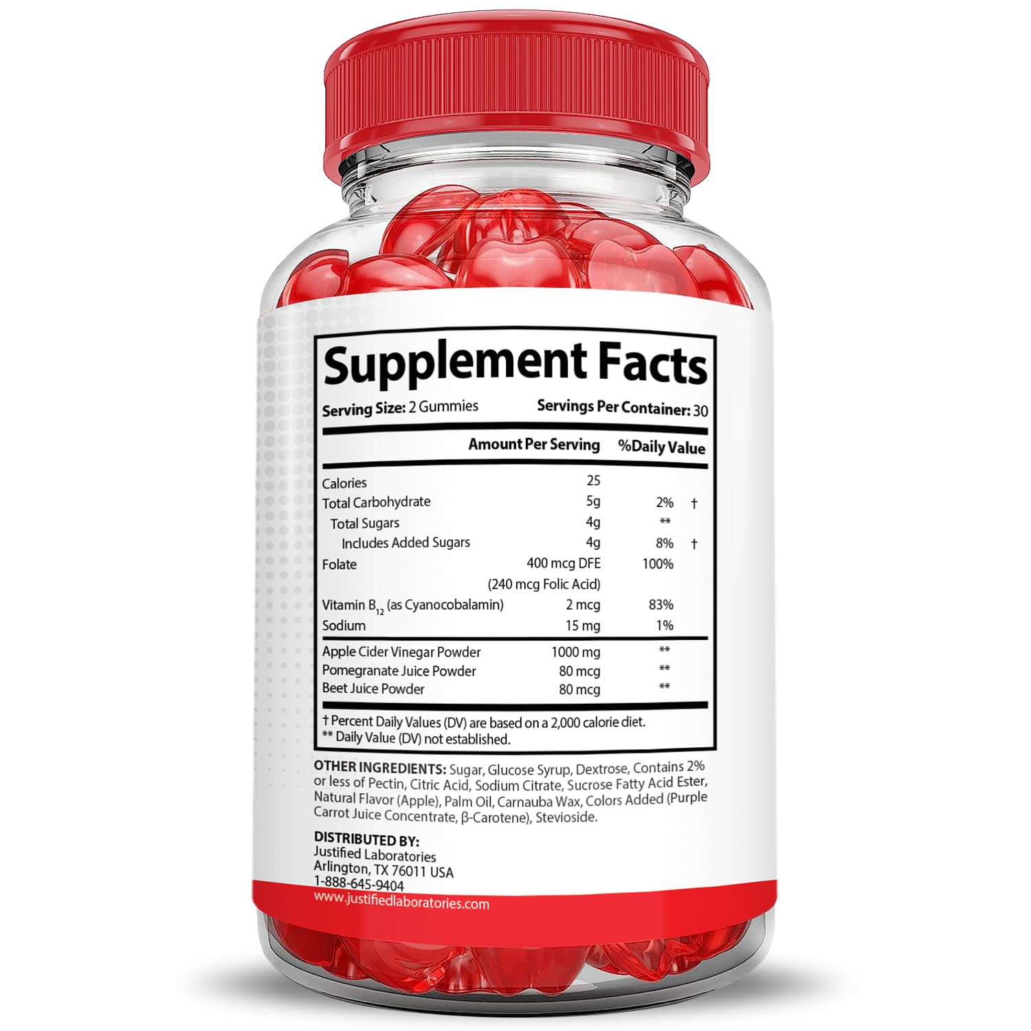 Justified Laboratories (3 Pack) Vital Pump XL Performance Gummies 1000MG Advanced Formula Vital PumpXL Formulated with Beet Juice ACV Pomegranate Beet Powder B12 Vegan Non GMO 180 Gummys Justified Laboratories Au supplements