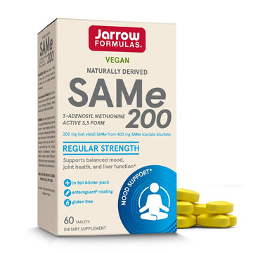 Jarrow Formulas® Same 200 mg, Supports Joint Health, Liver Function, Brain Metabolism, 60 Tablets, Up to A 60 Day Supply Jarrow Formulas Au supplements
