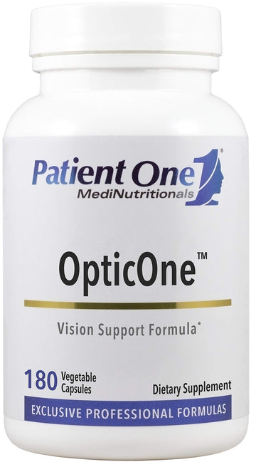 Patient One OpticOne | Supplement to Support Optic Nerve Health and Eyesight Function* | With Vitamins A and E, Lutein, ALA and More | 180 Capsules Patient One Au supplements