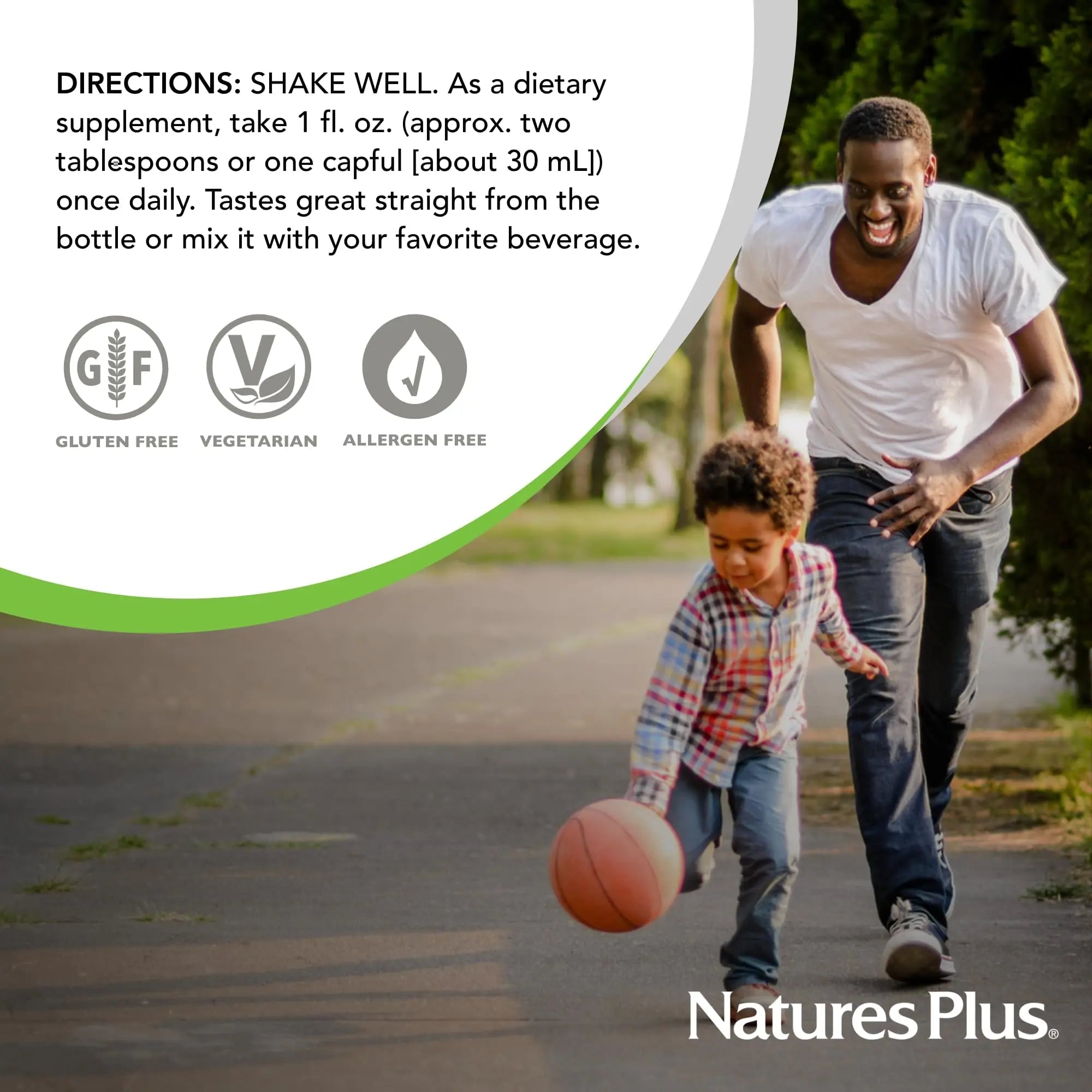 NaturesPlus Source of Life Gold Multivitamin Liquid - 30 oz - with Vitamins D3, B12 & K2 - Blood, Bone & Immune Support - Vegetarian & Gluten Free - 30 Servings NaturesPlus Au supplements