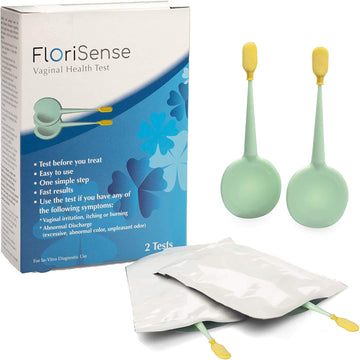 FloriSense Vaginal Health pH Test Kit - OTC Vaginal Acidity Test - Bacterial Vaginosis and Yeast Infections - 2 Swabs, Detect Feminine Imbalance - Before You Treat, Easy to Read Results in Seconds FloriSense Au supplements