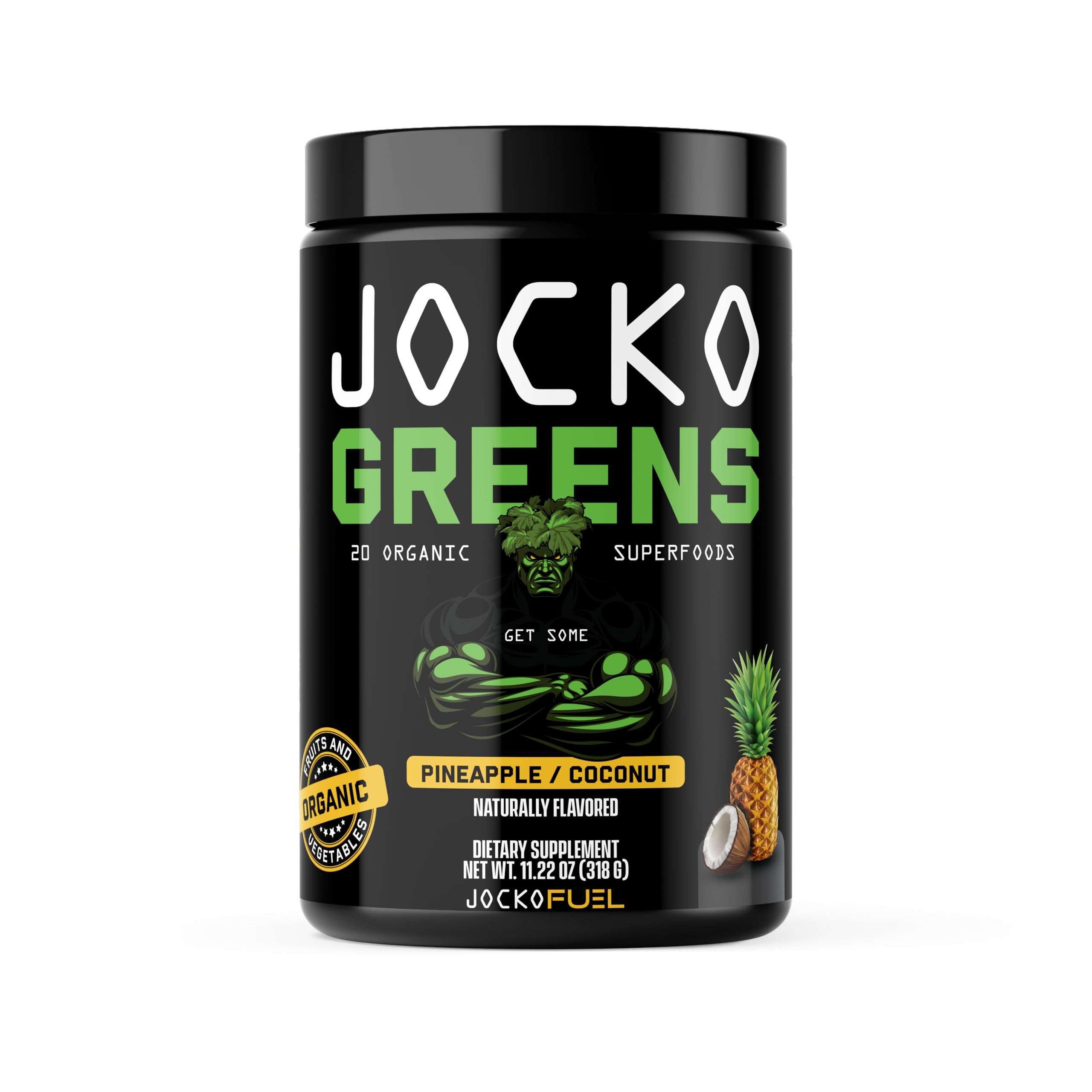 Jocko Fuel Daily Greens Powder - Premium Organic Greens Superfood Powder for Gut Health, Digestion, Bloating, Immune Support with Spirulina, Chlorella, Digestive Enzymes, & Probiotics - 30 Servings Jocko Fuel Au supplements