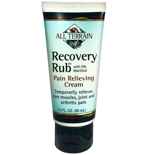 All Terrain Recovery Rub Soothing Massage Cream 3oz, Natural Relief for Muscle Aches and Pains All TerrainAU supplements