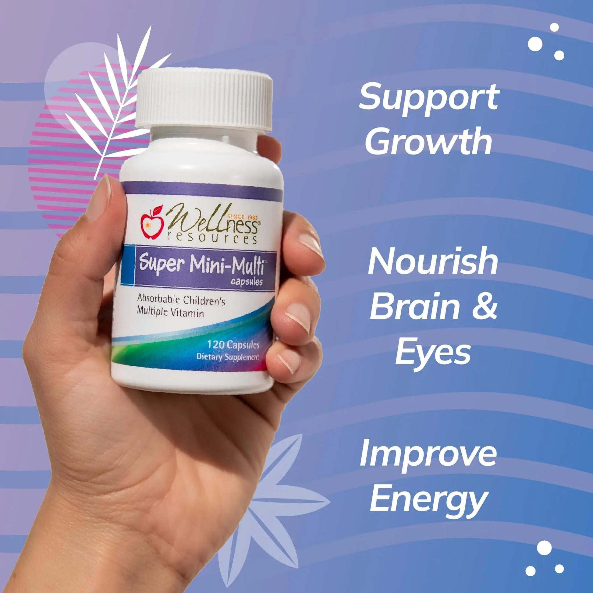 Super Mini-Multi - Children's Multivitamin Swallowable Capsules with Methyl Folate, Methyl B12 and Coenzyme B Vitamins Wellness Resources Au supplements