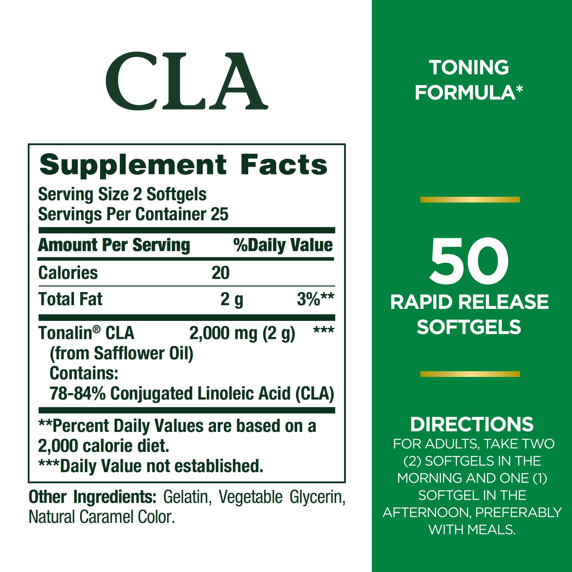 Nature's Bounty Tonalin Pills and Dietary Supplement, Diet and Body Support, 1000 mg Nature's Bounty Au supplements