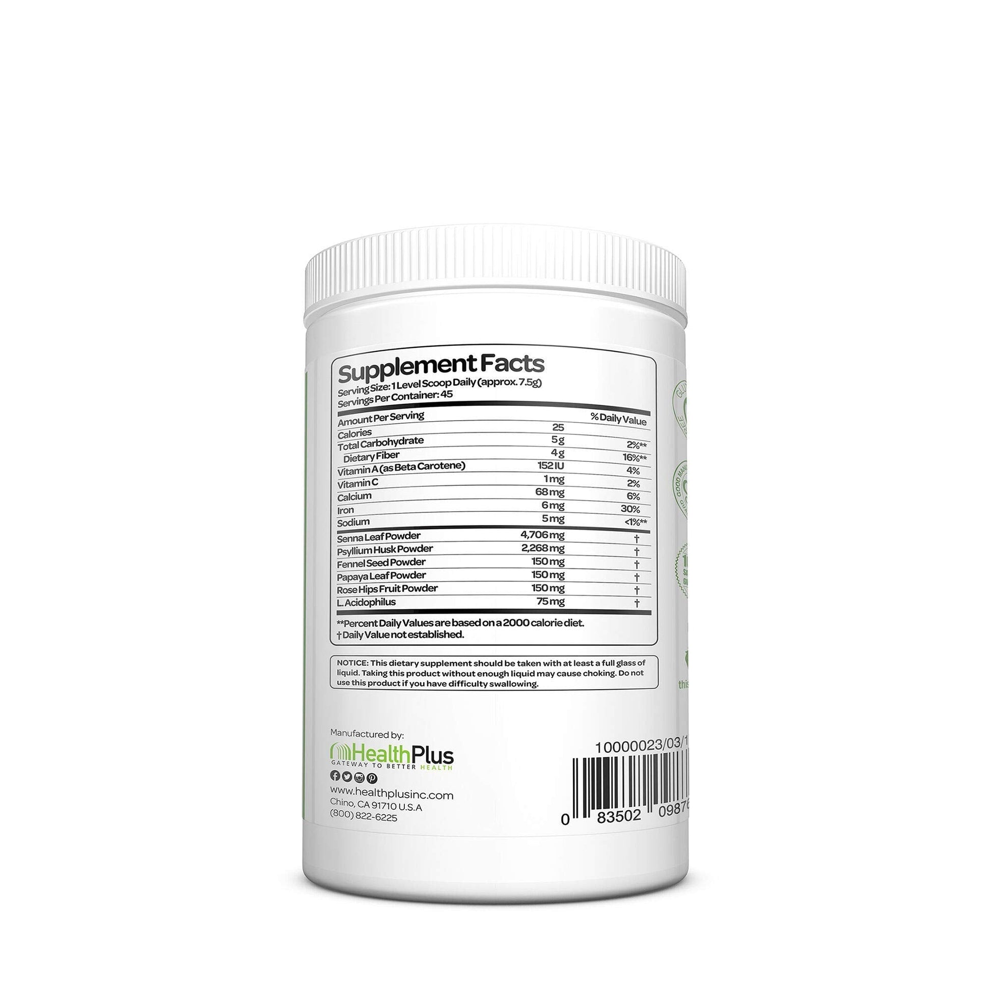 Health Plus Super Colon Cleanse: 10-Day Cleanse -Detox | More than 1 Cleanse, 12 Ounces Health Plus Au supplements