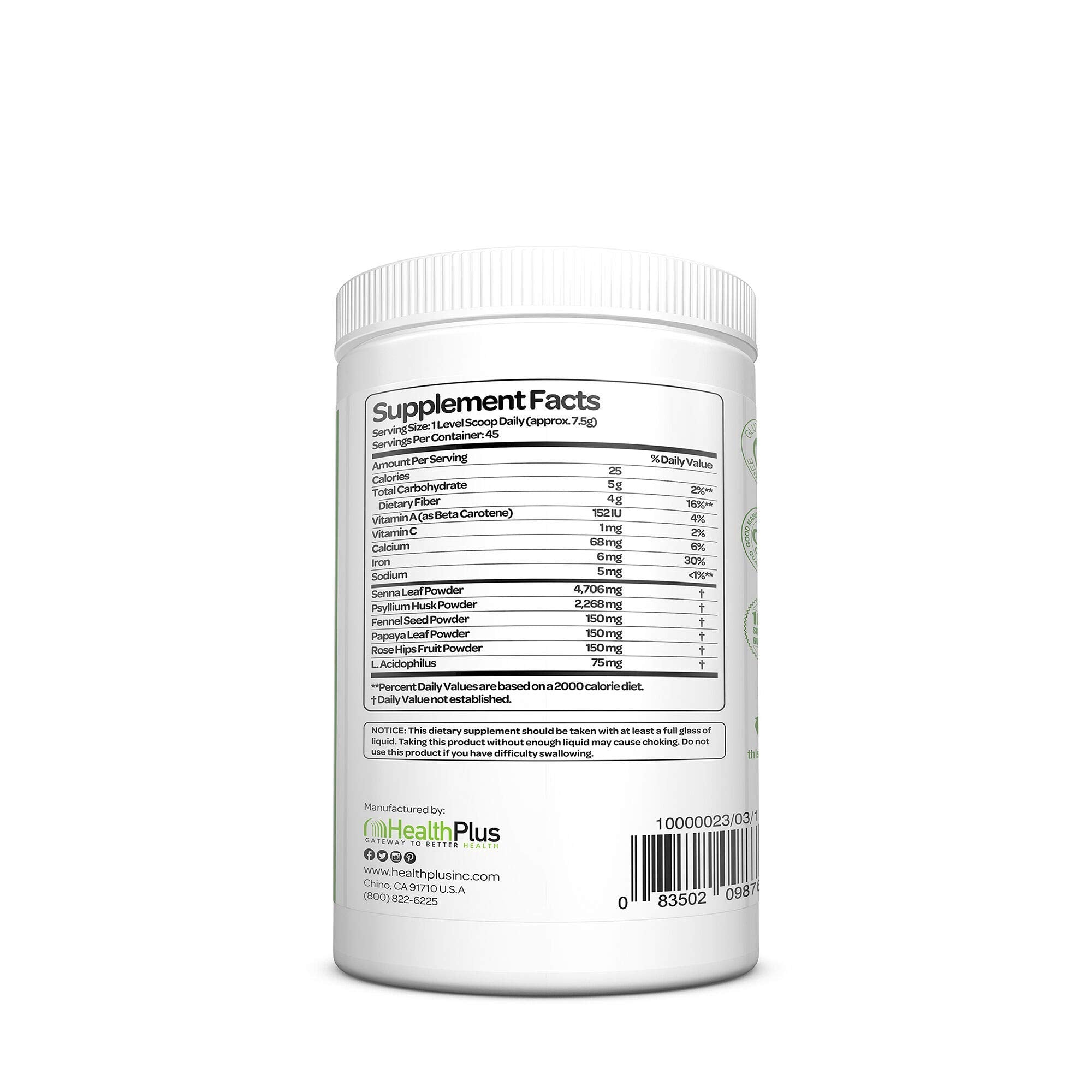 Health Plus Super Colon Cleanse: 10-Day Cleanse -Detox | More than 1 Cleanse, 12 Ounces Health Plus Au supplements
