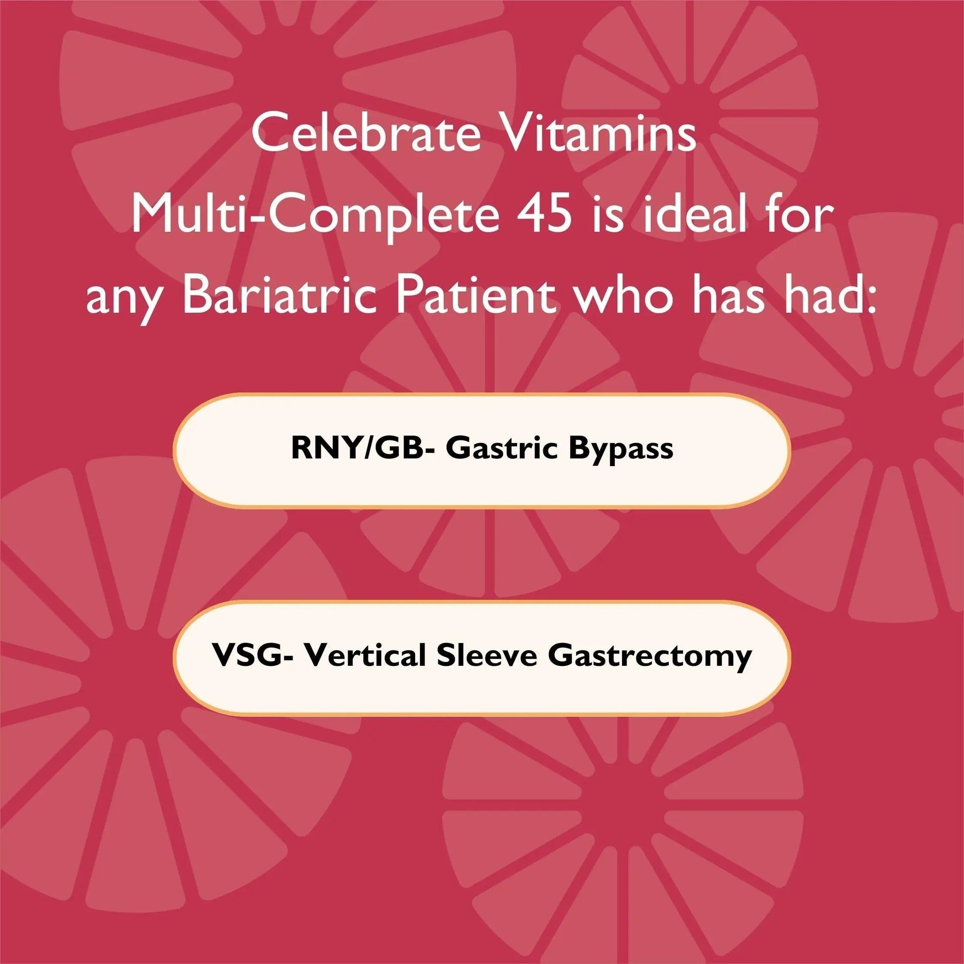 Celebrate Vitamins Multi-Complete | Bariatric Multivitamin with 45 mg Iron—Daily Essential Vitamins & Minerals Celebrate Bariatric Supplements Au supplements