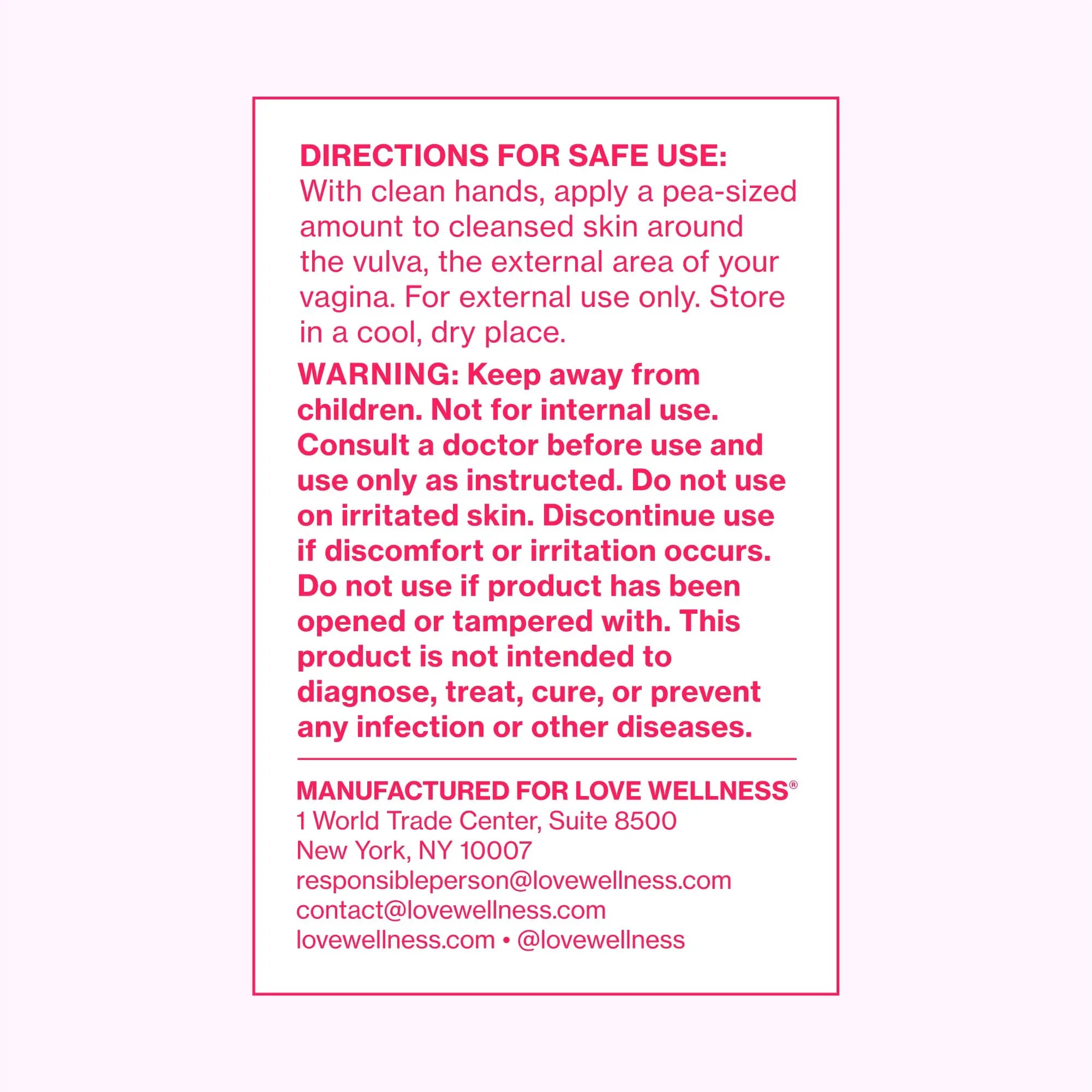 Love Wellness Comfy Cream Vulva & Vaginal Moisturizer - 1.01 oz Love Wellness Au supplements