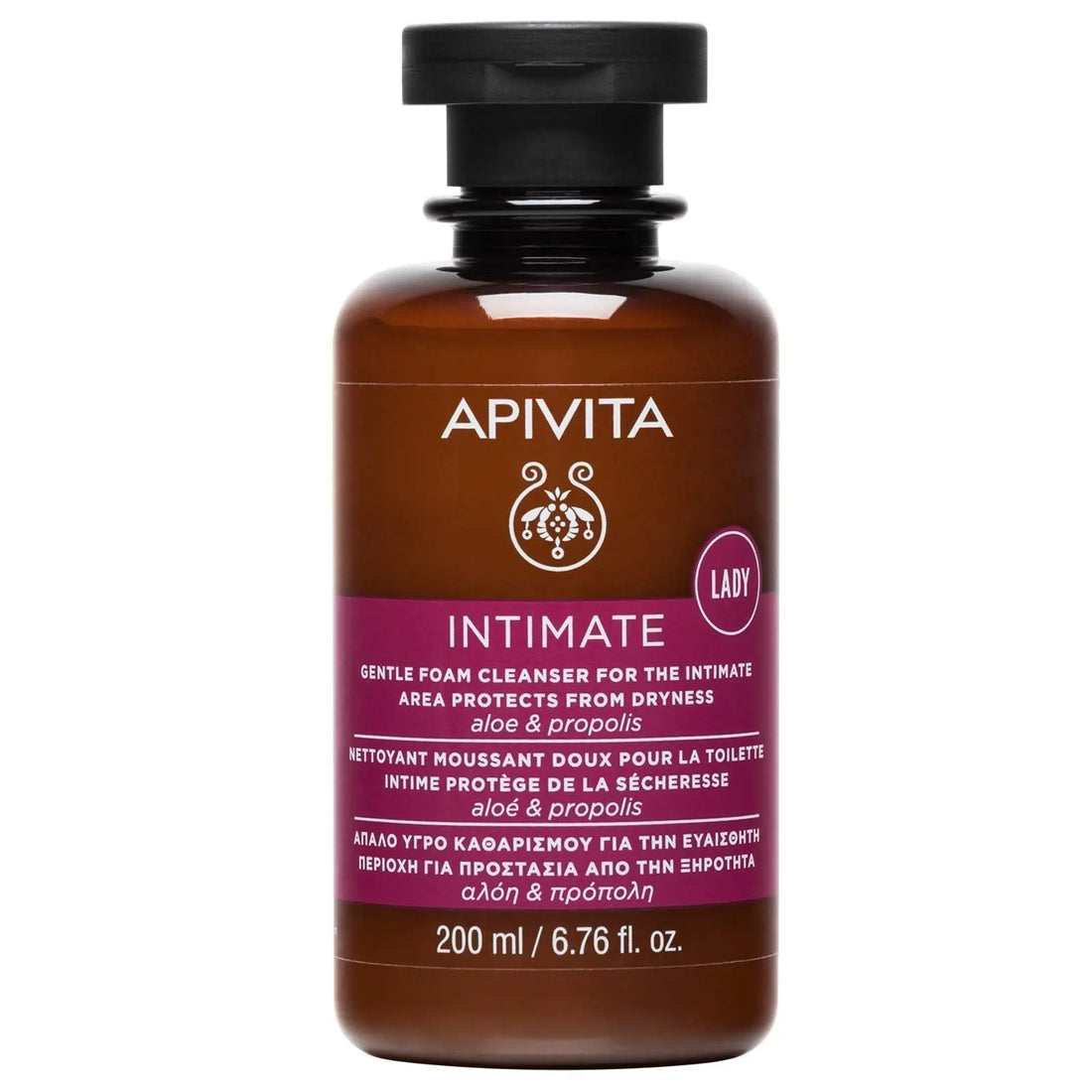 APIVITA Gentle Foam Cleanser for the Intimate Area, pH Balancing Feminine Wash Apivita uk supplements