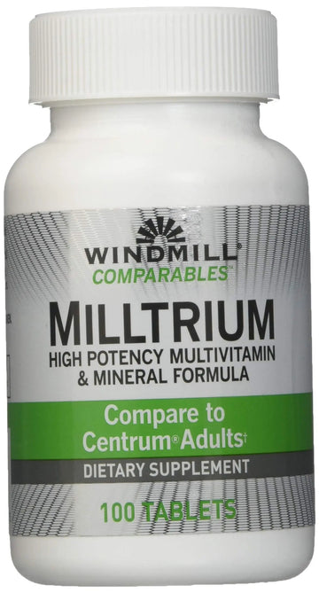 Windmill MILLTRIUM H/P Multi-VIT TAB 100 (061AM) Windmill Au supplements