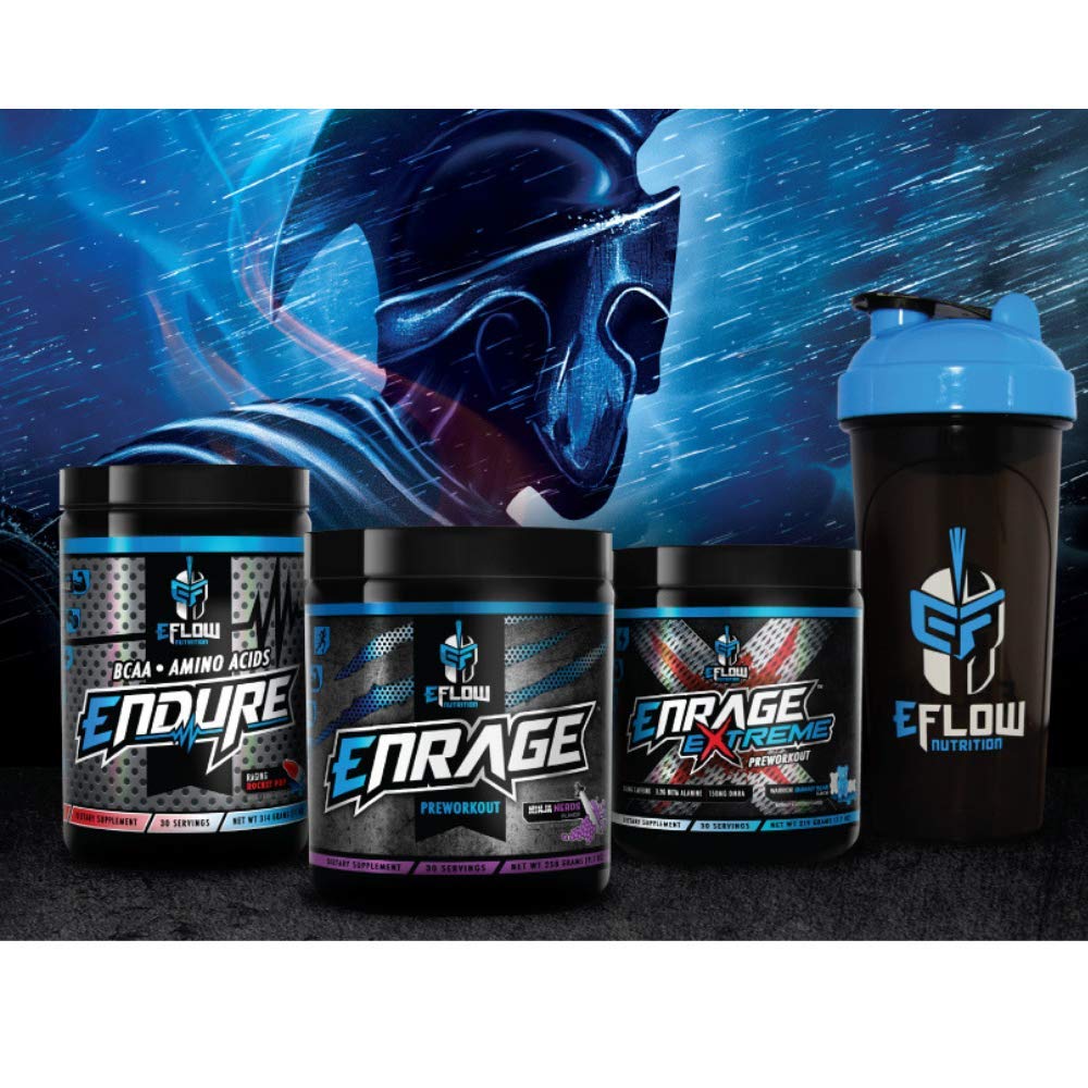 eFlow Nutrition ENRAGE Pre Workout - Energy, Focus, Pumps, and Strength - Ninja Nerds eFlow Nutrition Au supplements