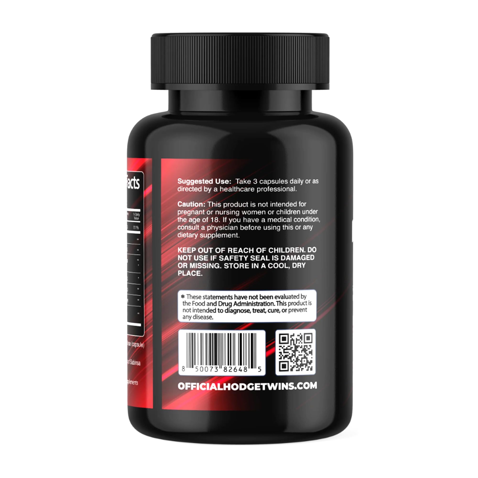 DAMN GOOD The Hodge Twins Nitric Oxide Booster – Beet Root Nitric Oxide & Arginine Citrulline Supplement, Pomegranate Blend for Workout Drive, Endurance Support & Pump Power - 90 Capsules DAMN GOOD Au supplements