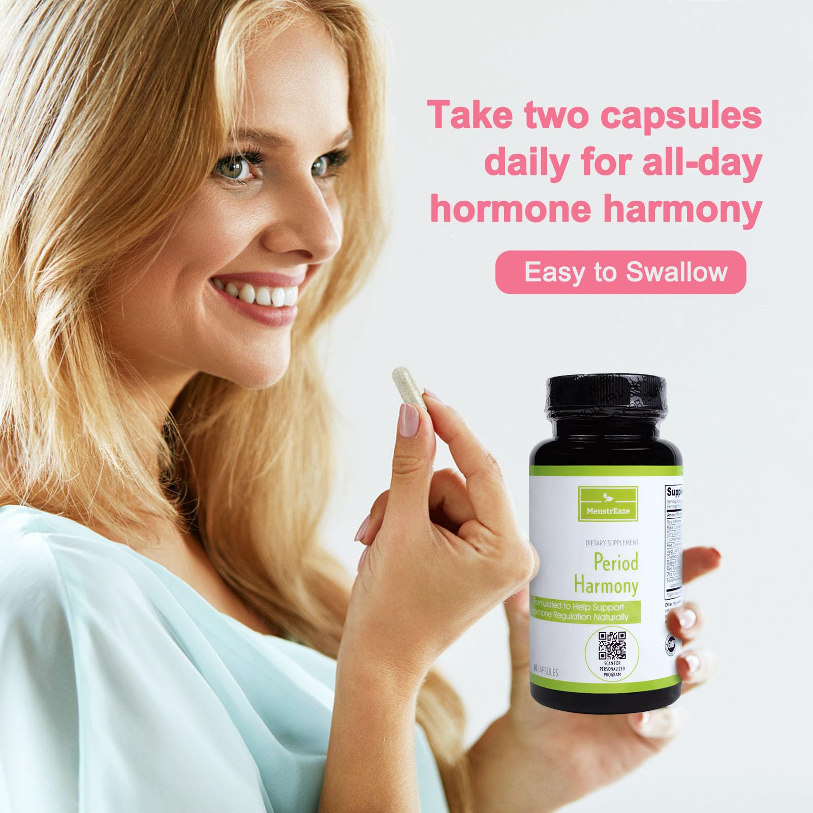 MenstrEaze PMS Relief & Hormone Balance for Women, with Black Cohosh, Vitex, Wild Yam MenstrEaze Au supplements